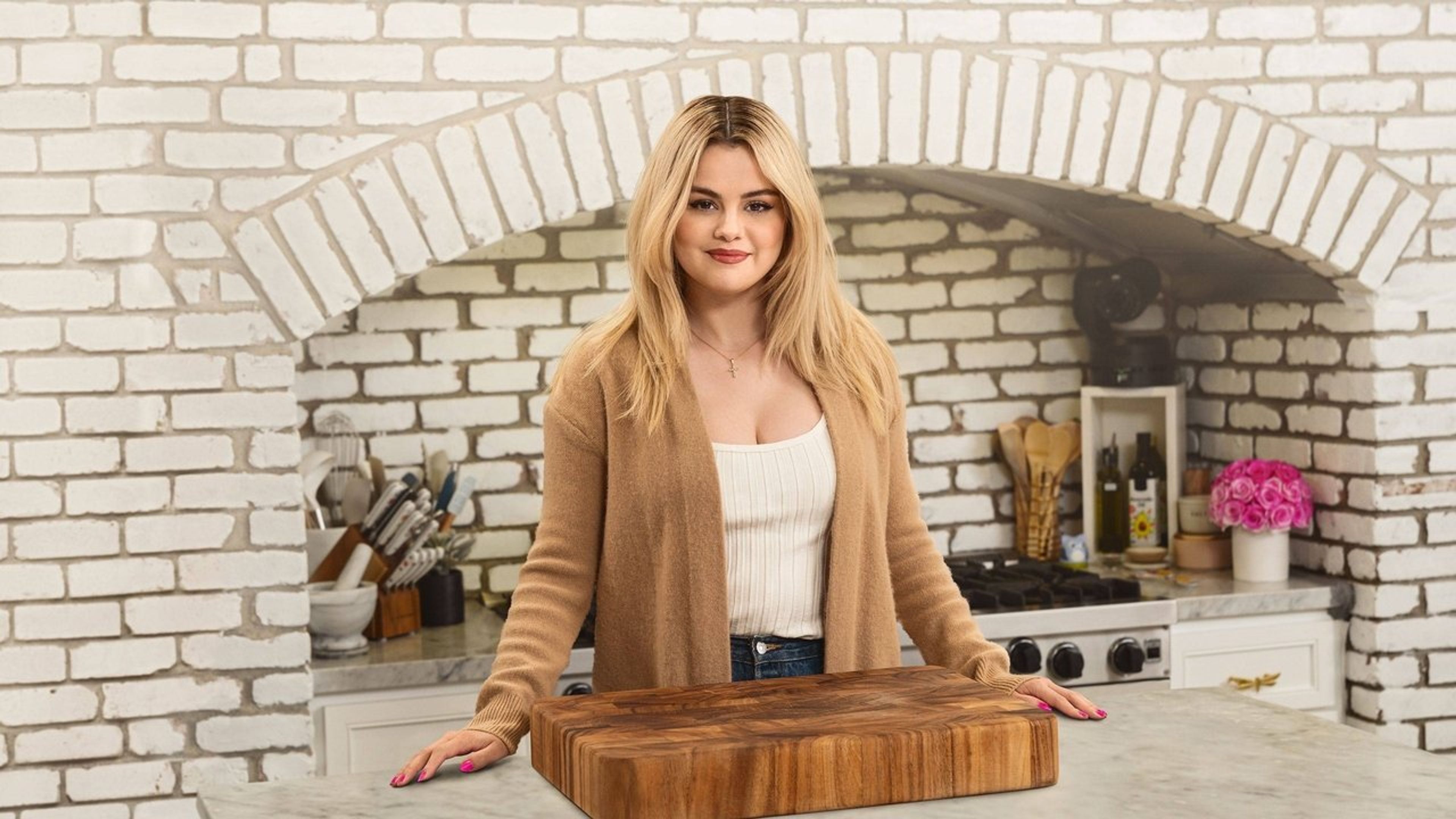 Backdrop of Selena + Chef