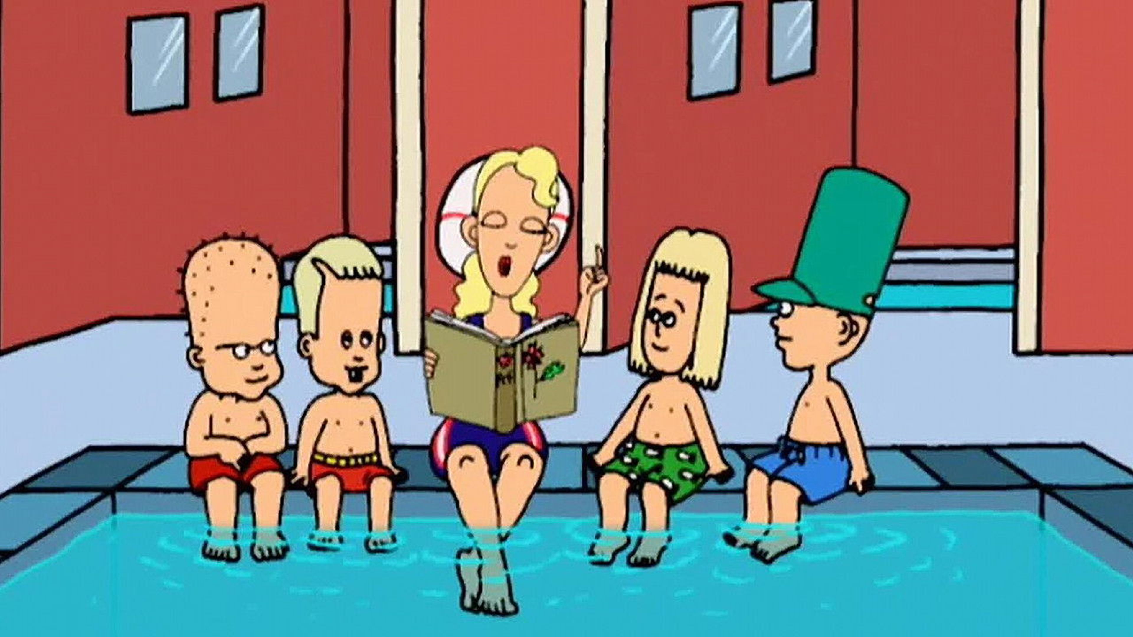 Backdrop of The Three Friends and Jerry