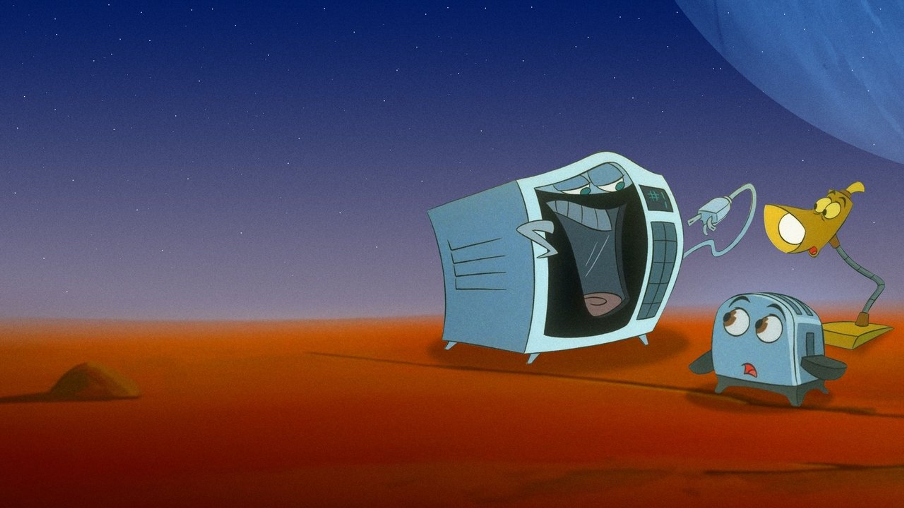 Backdrop of The Brave Little Toaster Goes to Mars