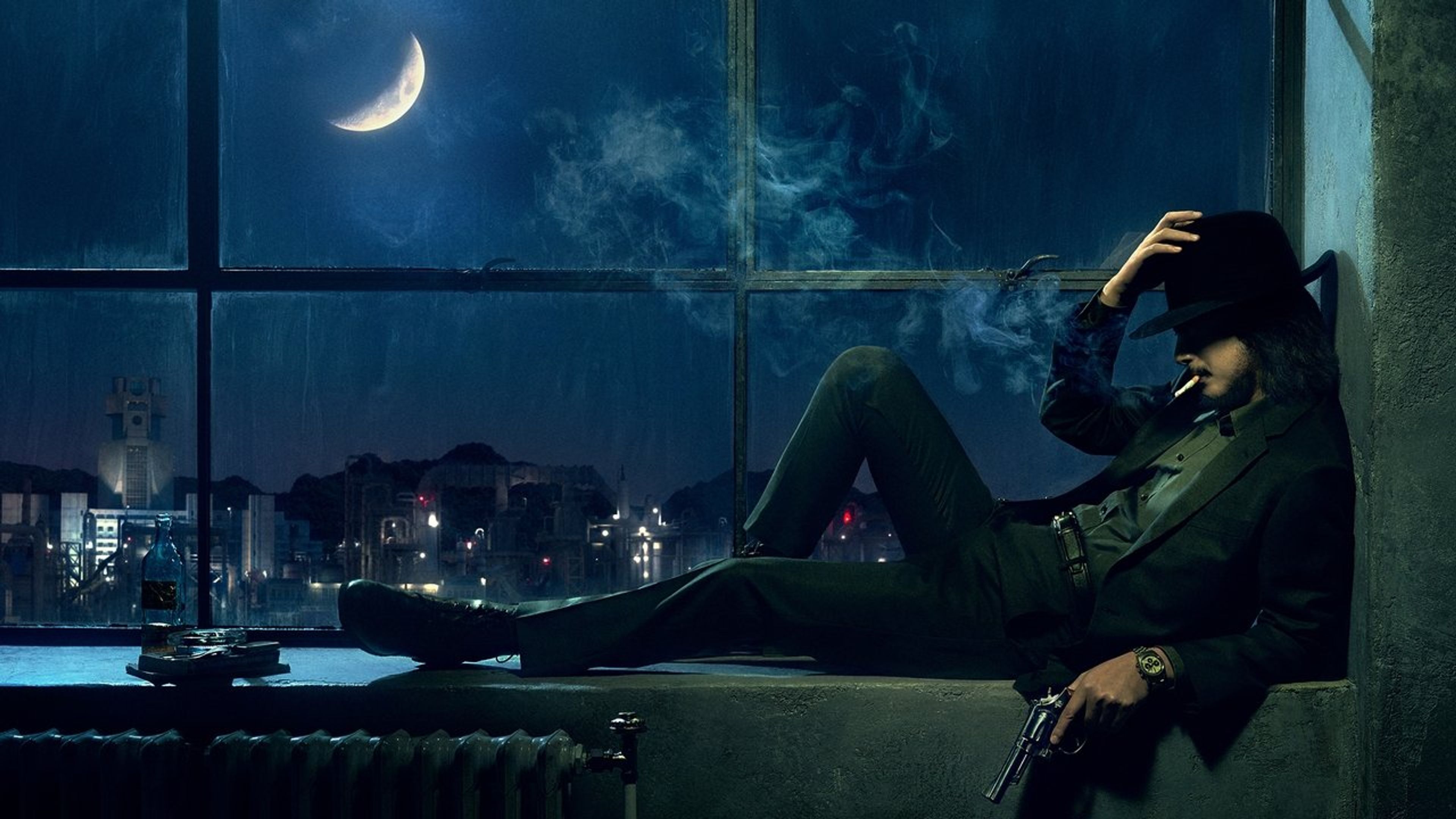 Backdrop of Jigen Daisuke