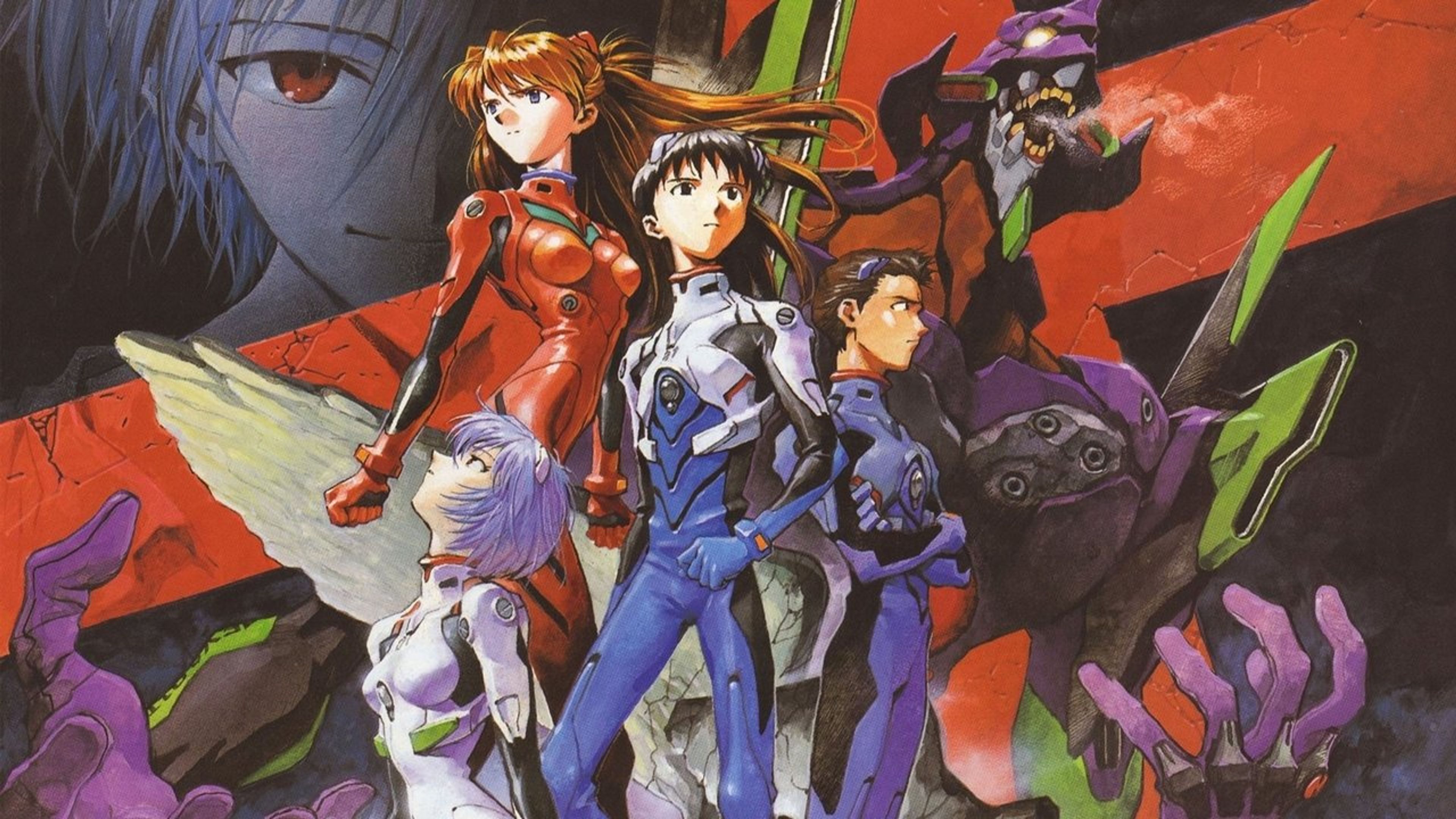 Backdrop of Neon Genesis Evangelion