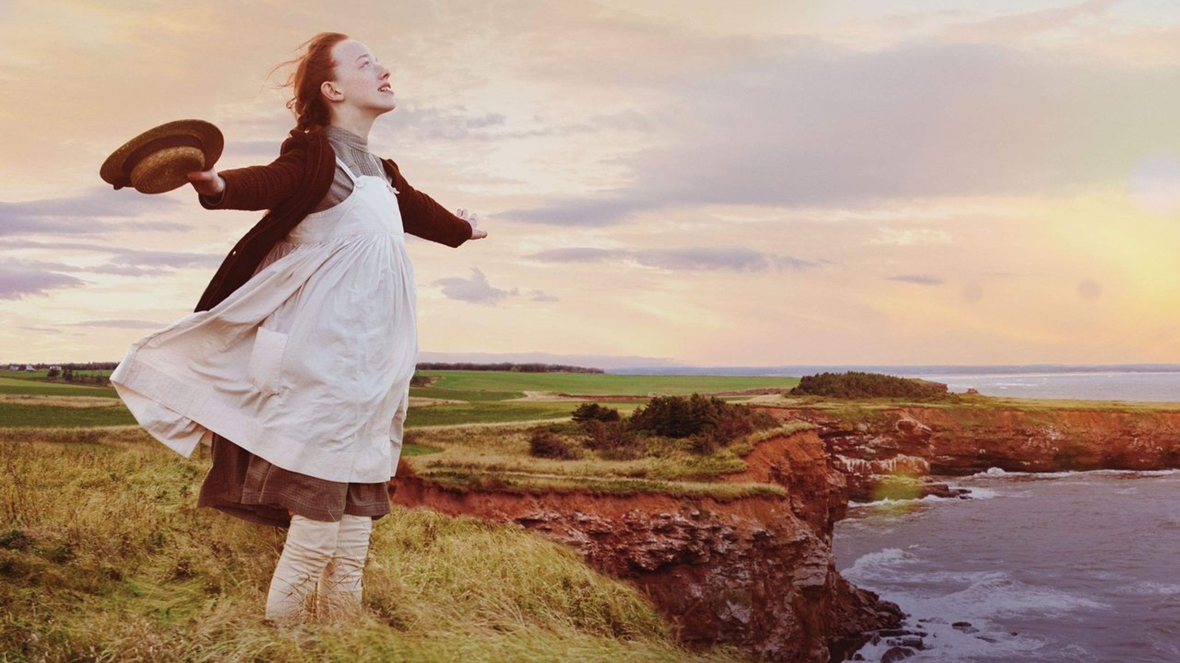 Backdrop of Anne with an E