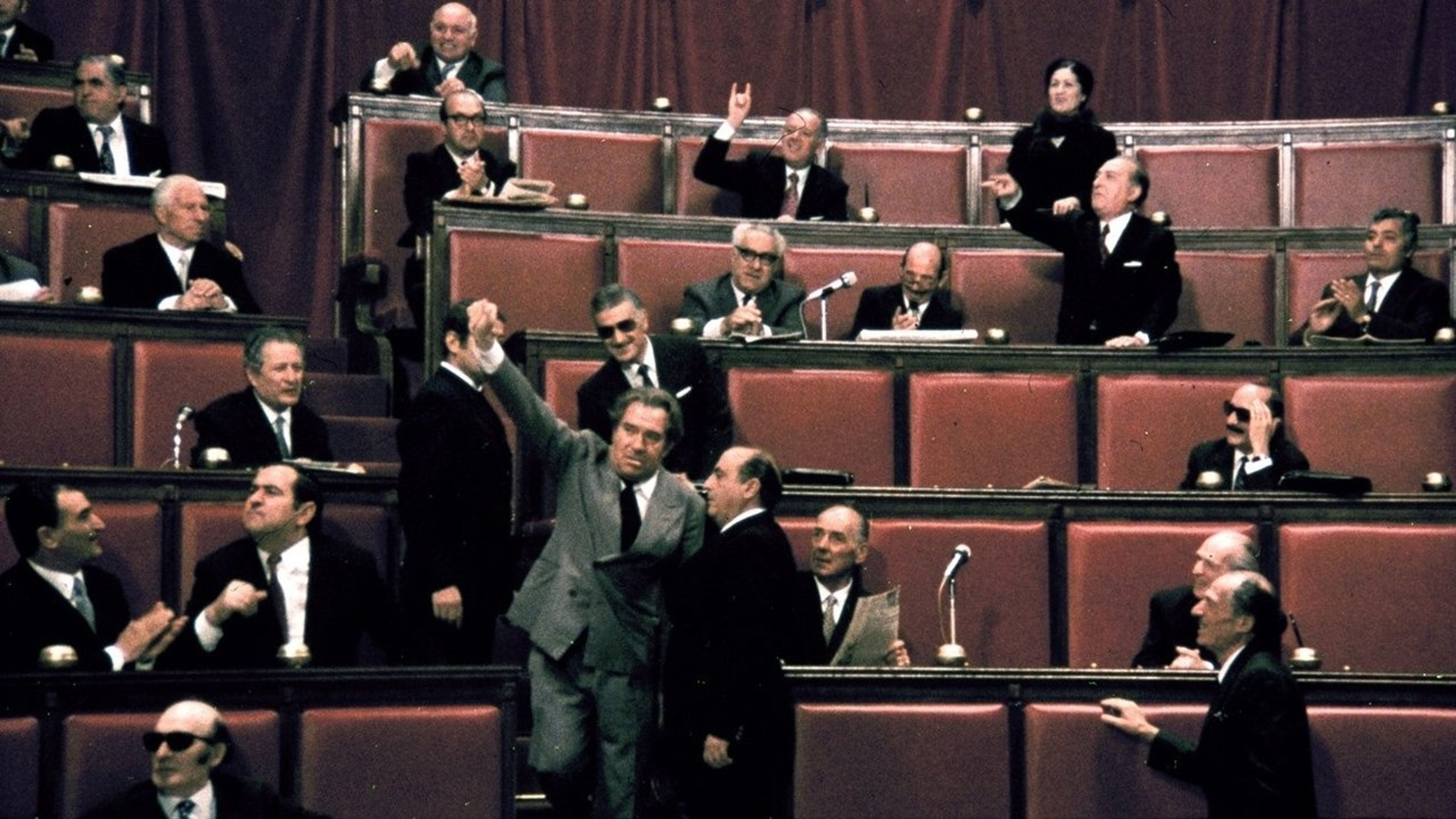 Backdrop of We Want the Colonels