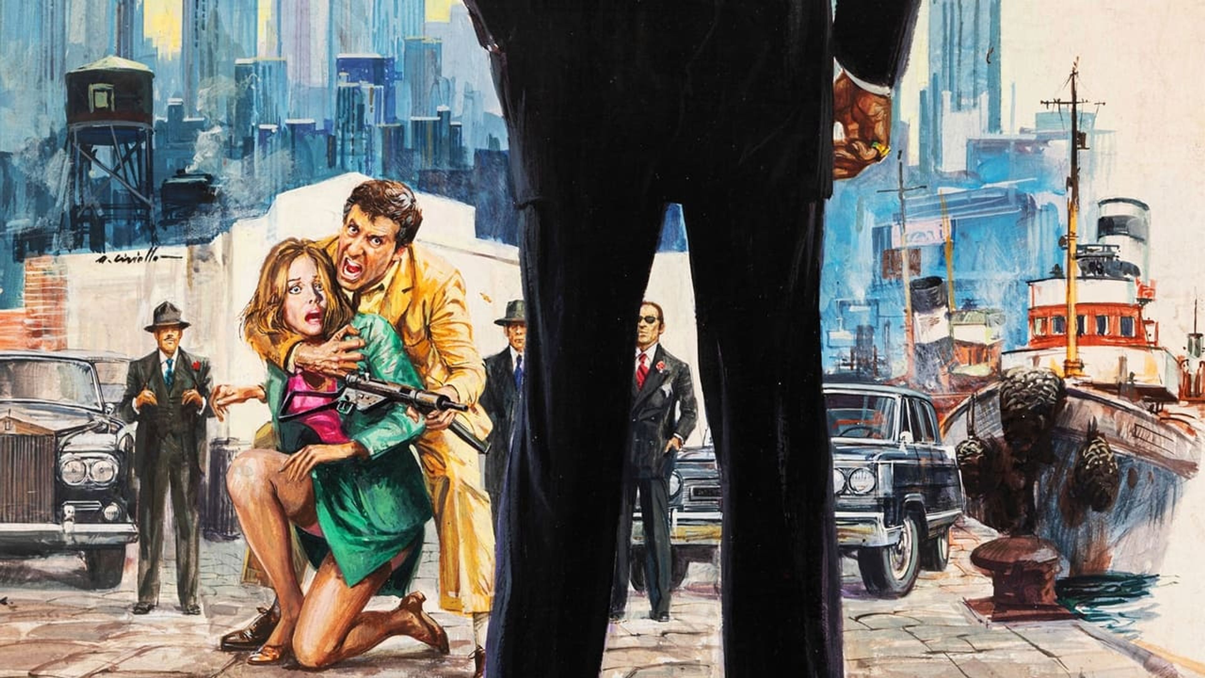 Backdrop of Machine Gun McCain