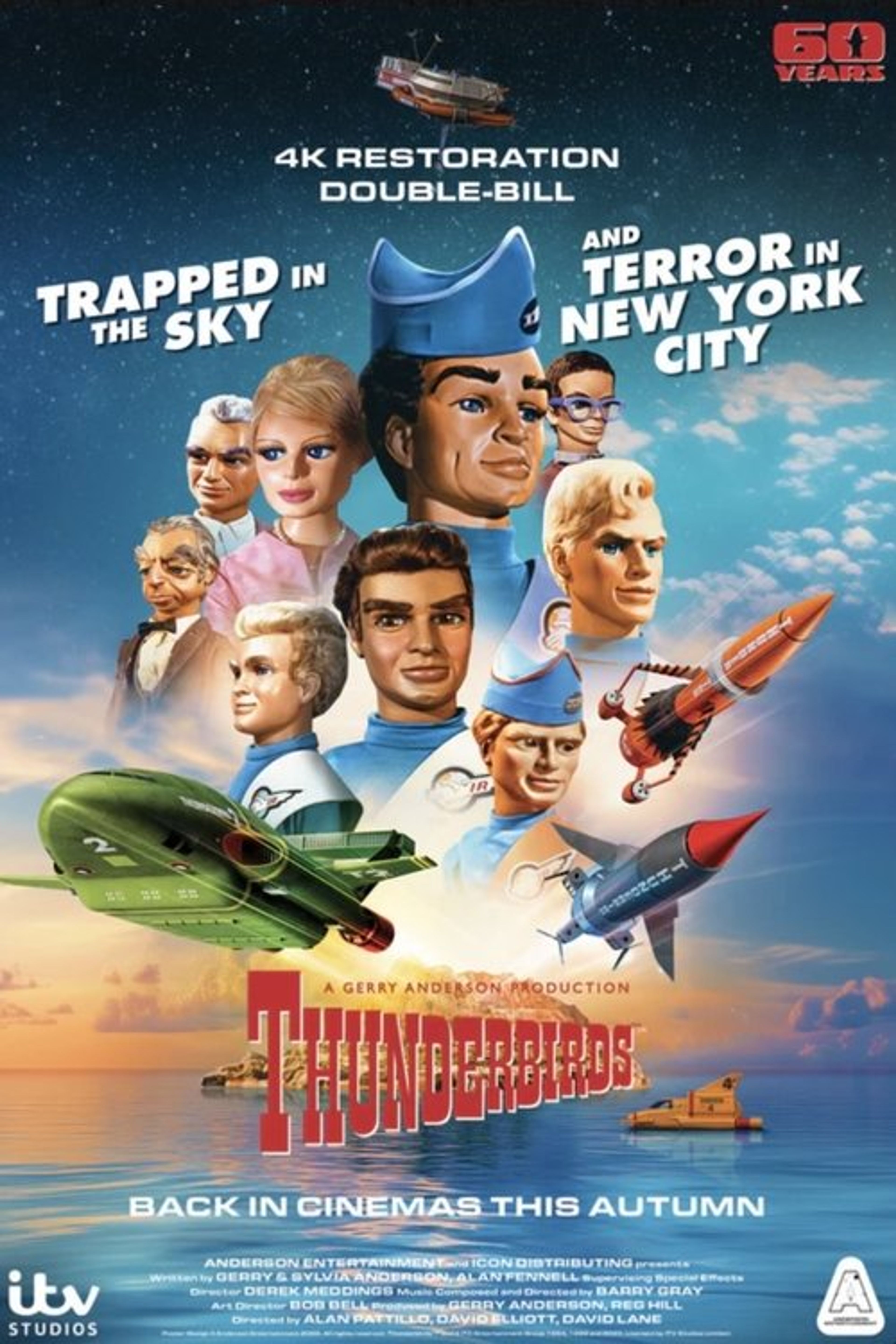Poster image of Thunderbirds 60th Anniversary Double Bill - Trapped in the Sky / Terror in New York City