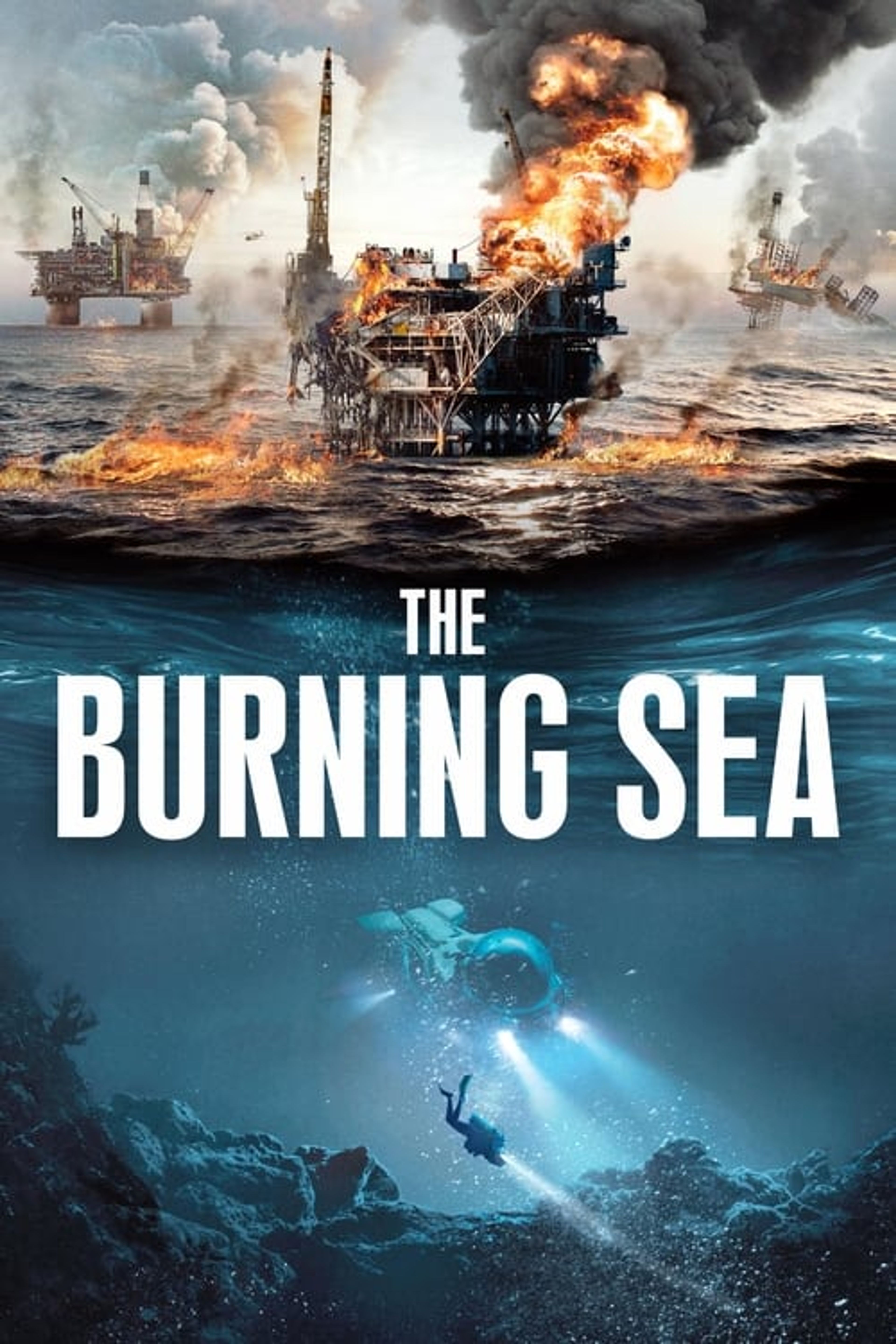 Poster image of The Burning Sea