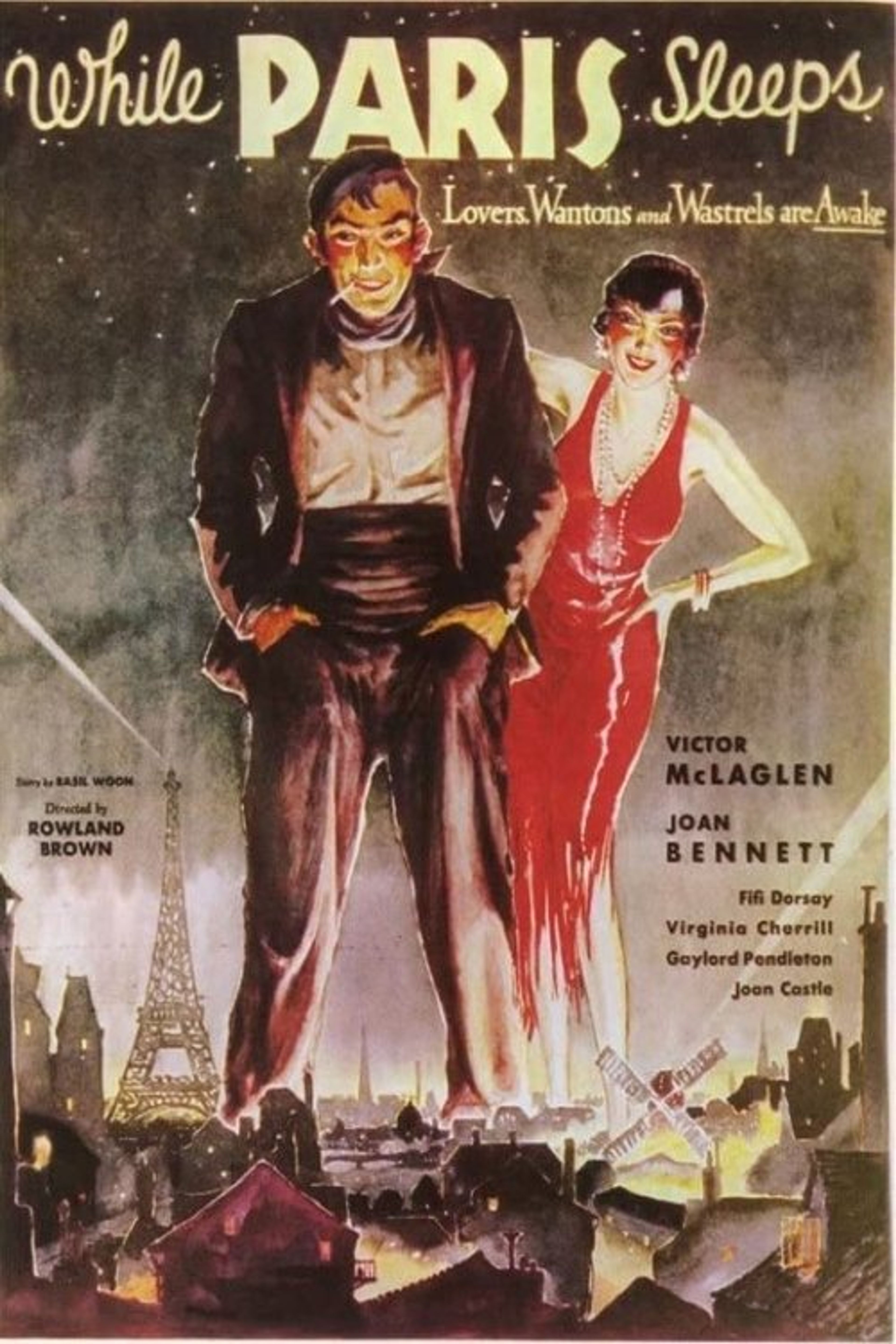 Poster image of While Paris Sleeps