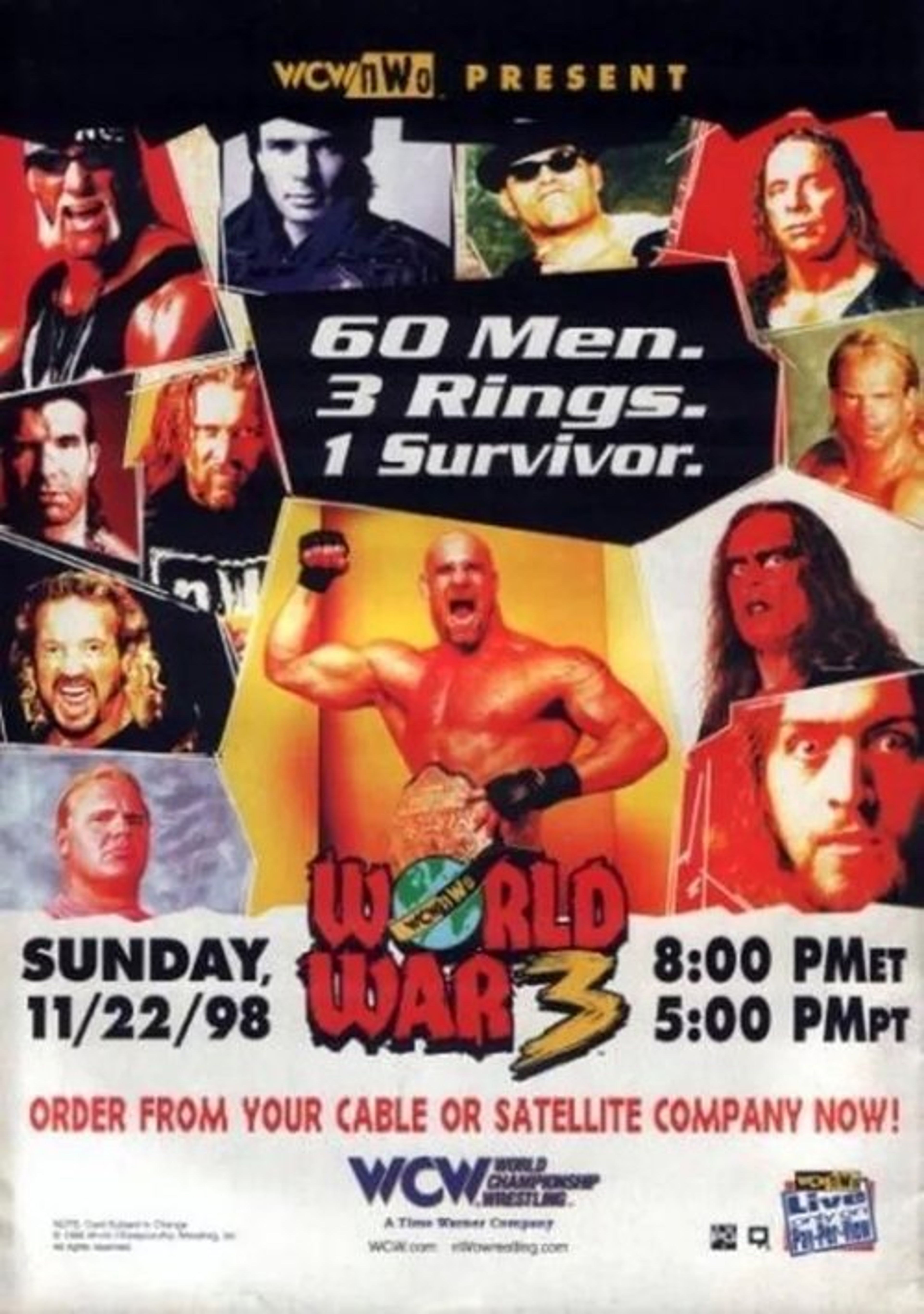 Poster image of WCW World War 3 1998