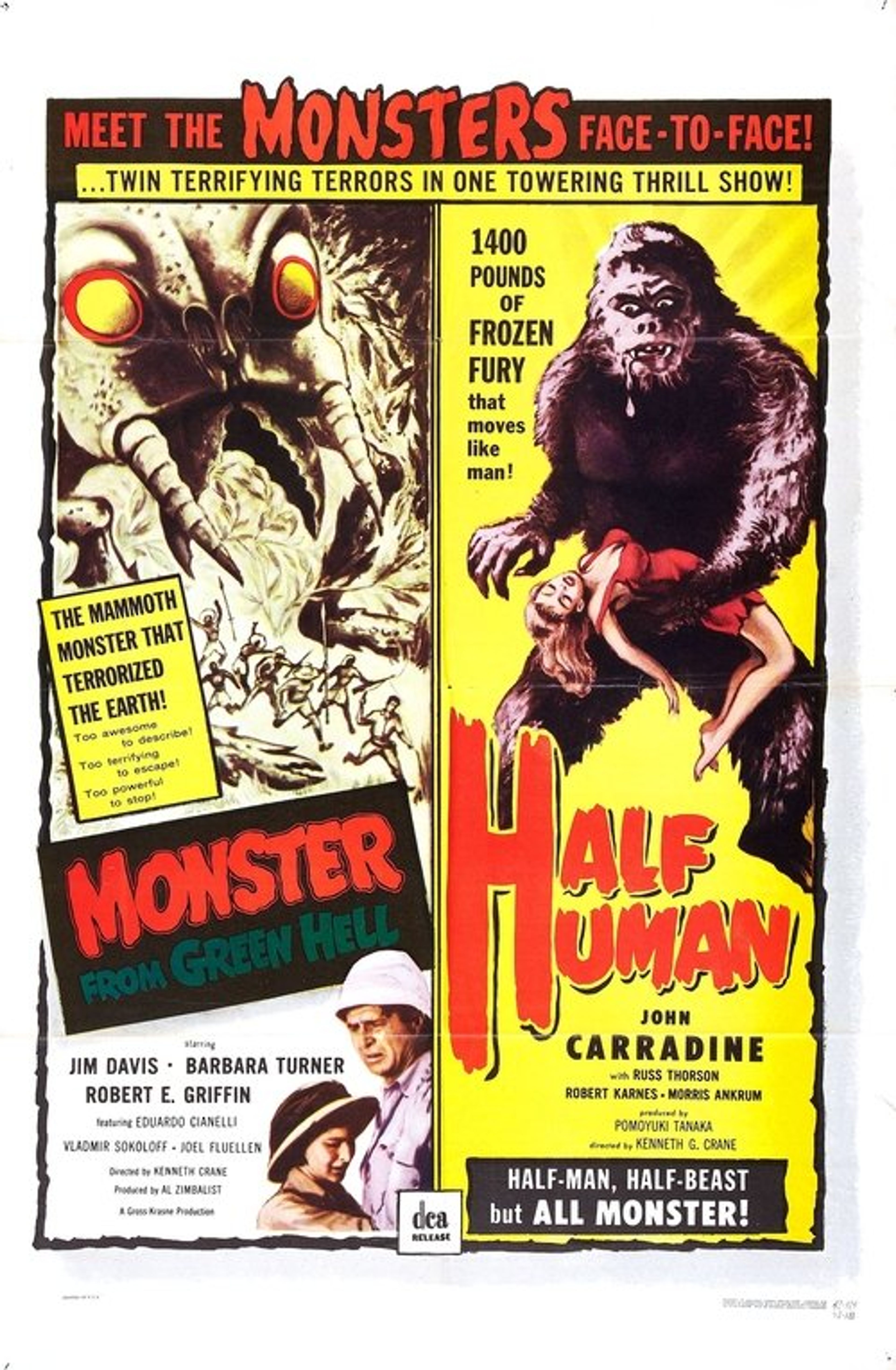 Poster image of Half Human: The Story of the Abominable Snowman