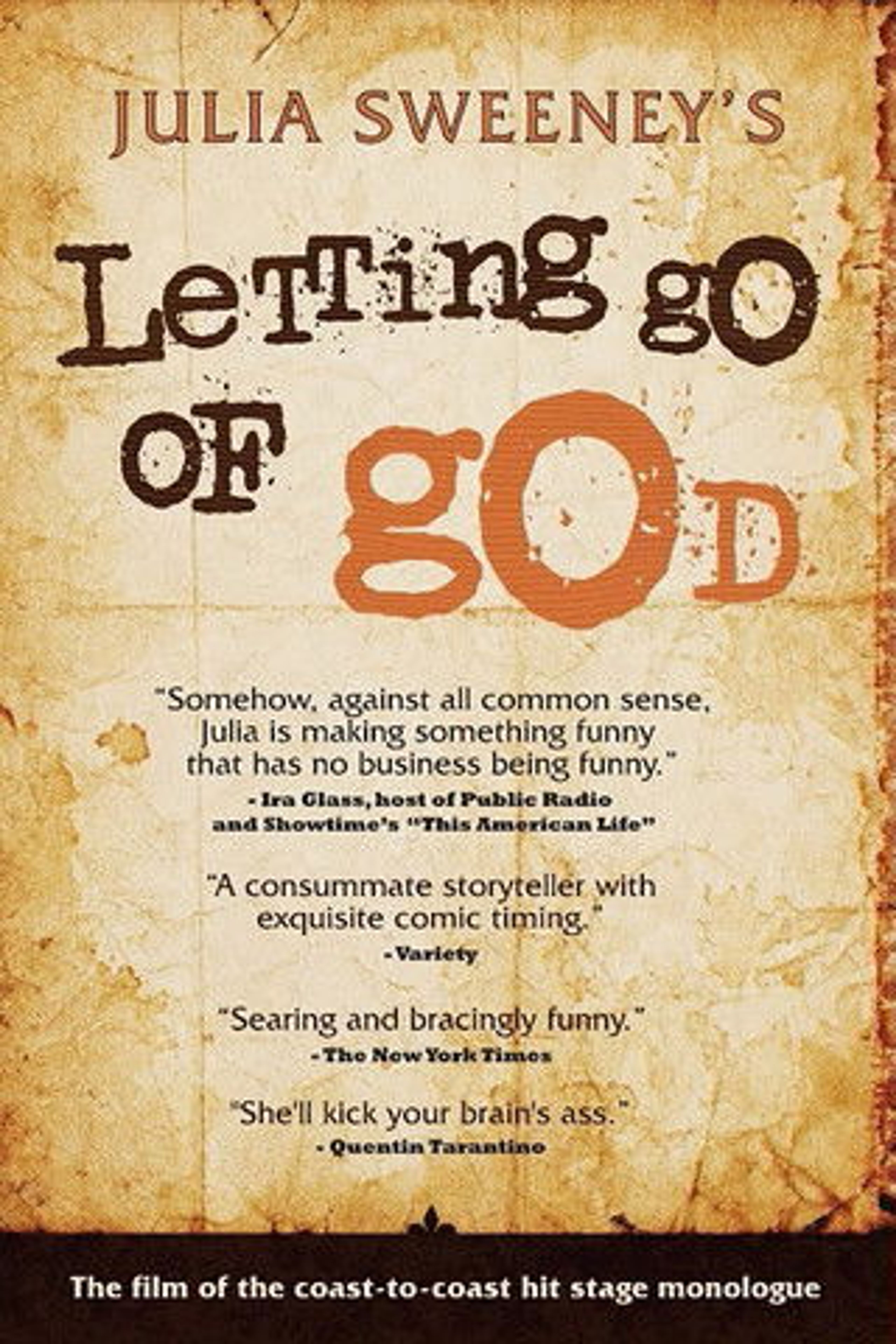 Poster image of Julia Sweeney - Letting Go of God