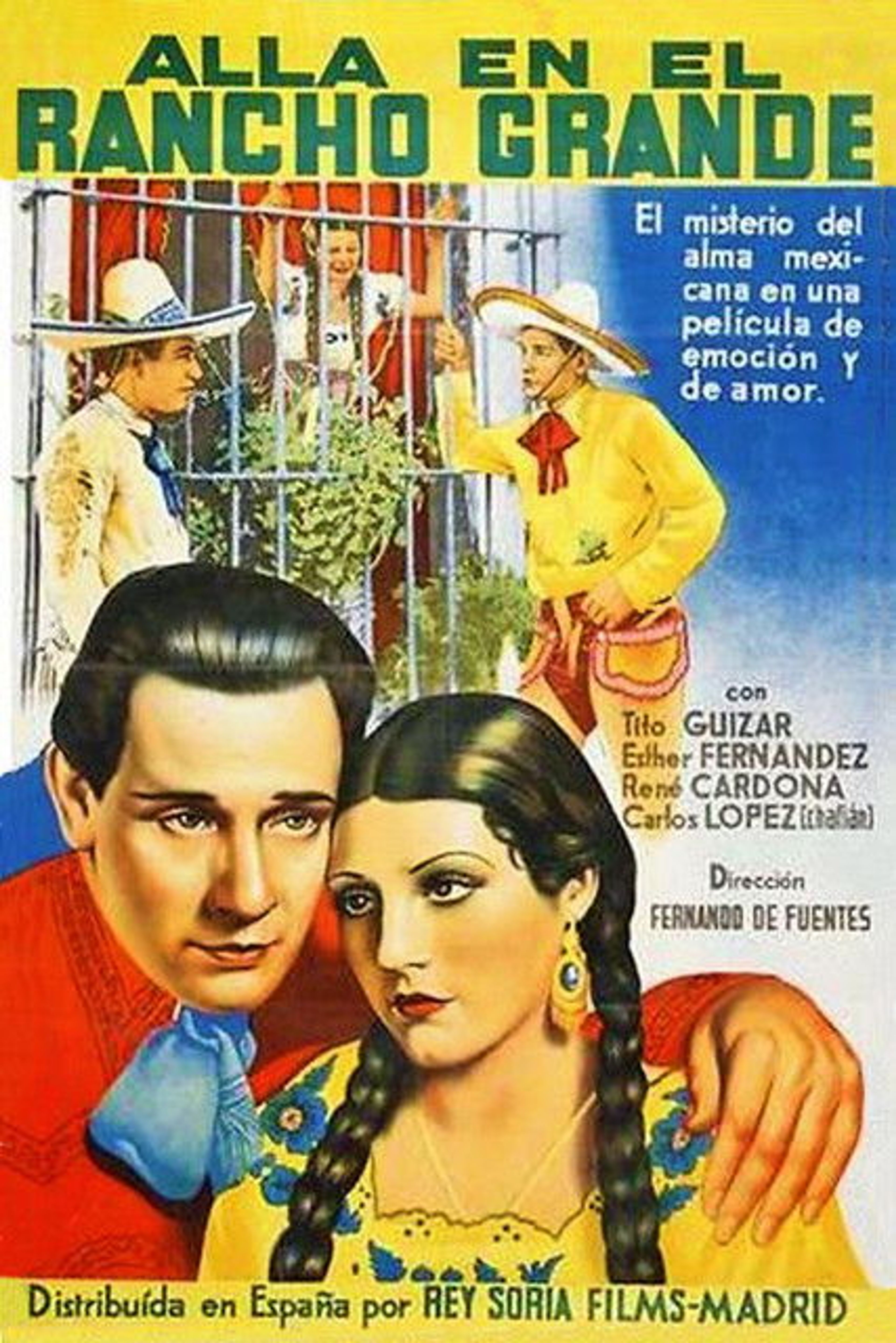 Poster image of Allá en el Rancho Grande