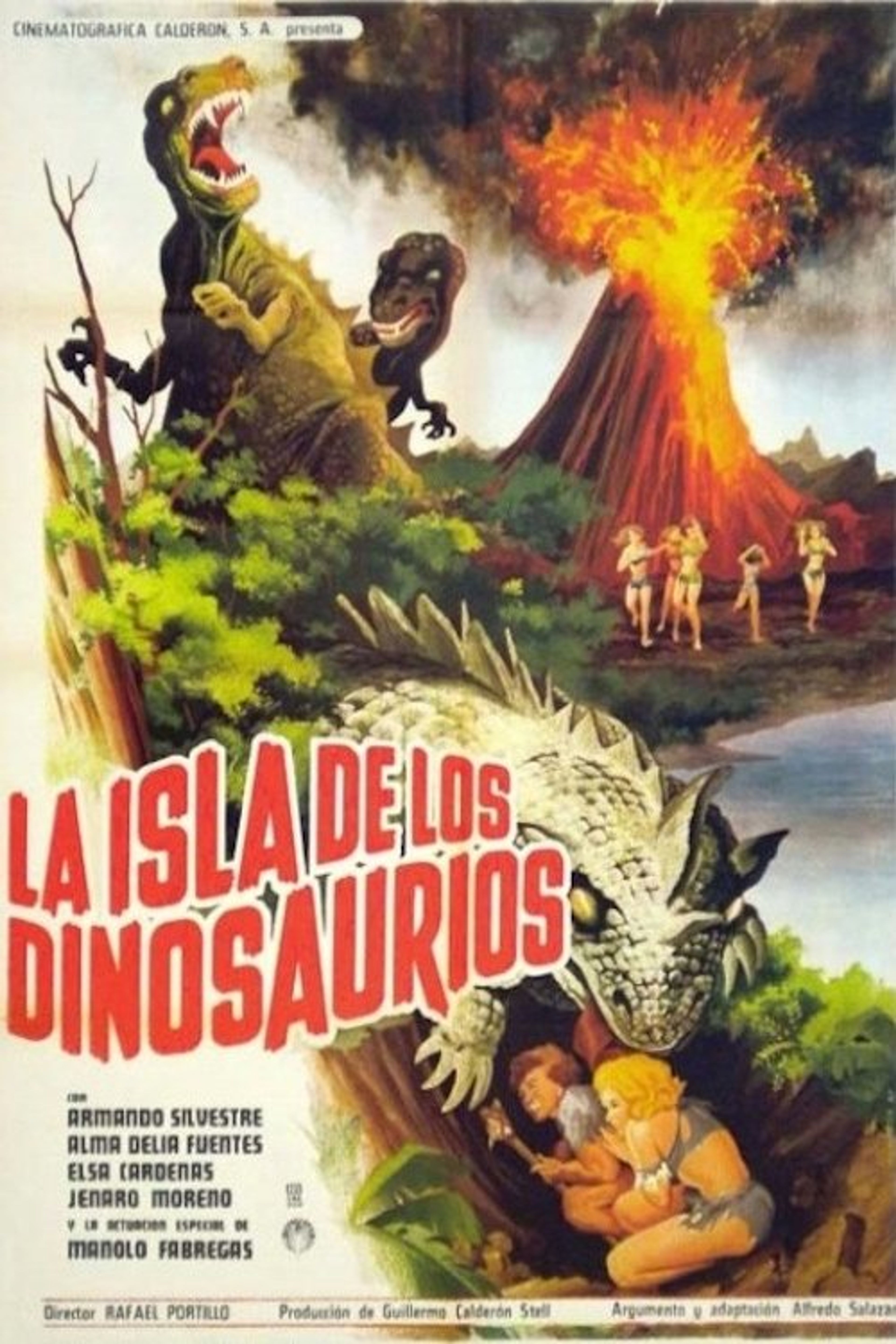 Poster image of The Island of the Dinosaurs