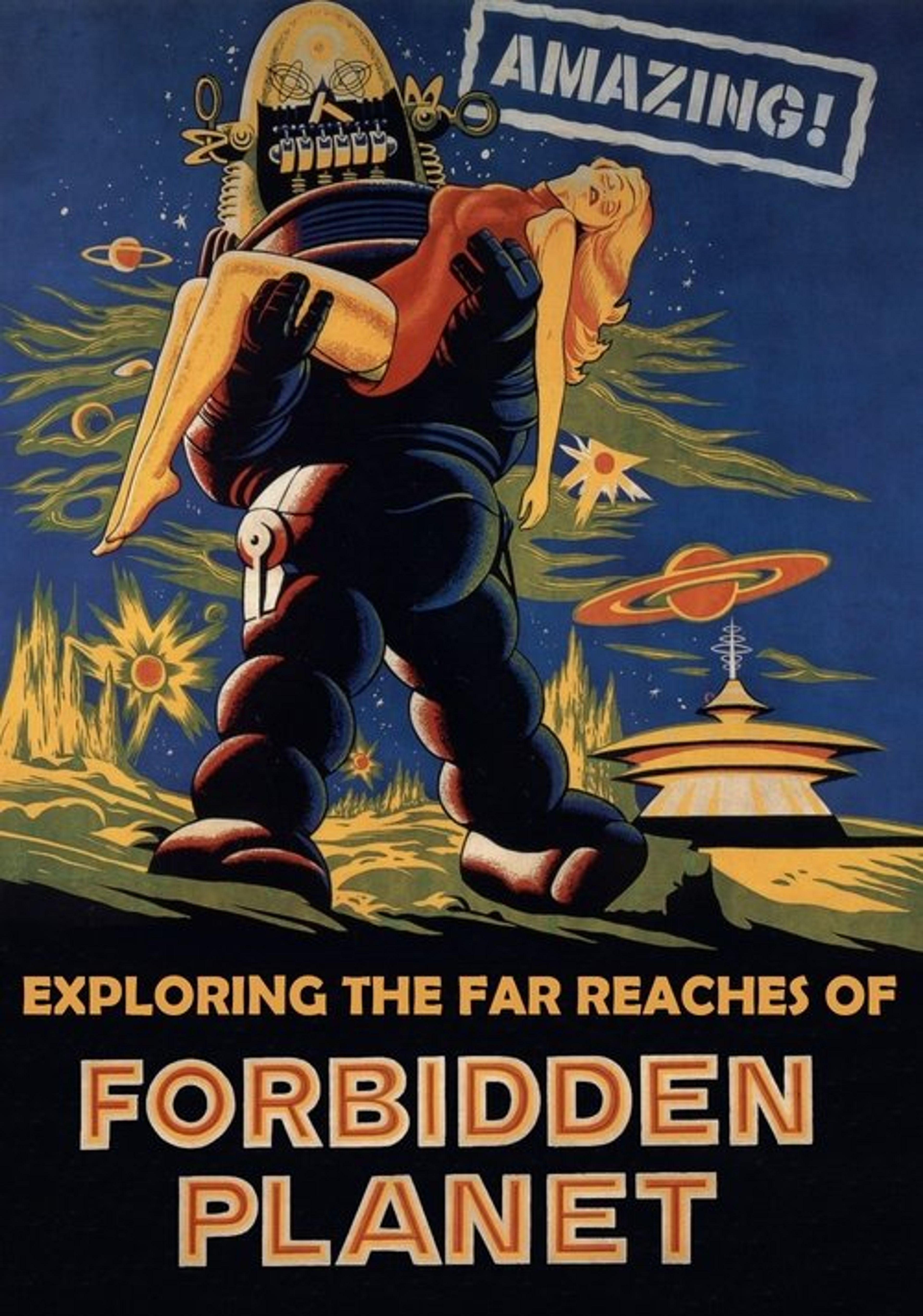 Poster image of Amazing! Exploring the Far Reaches of Forbidden Planet