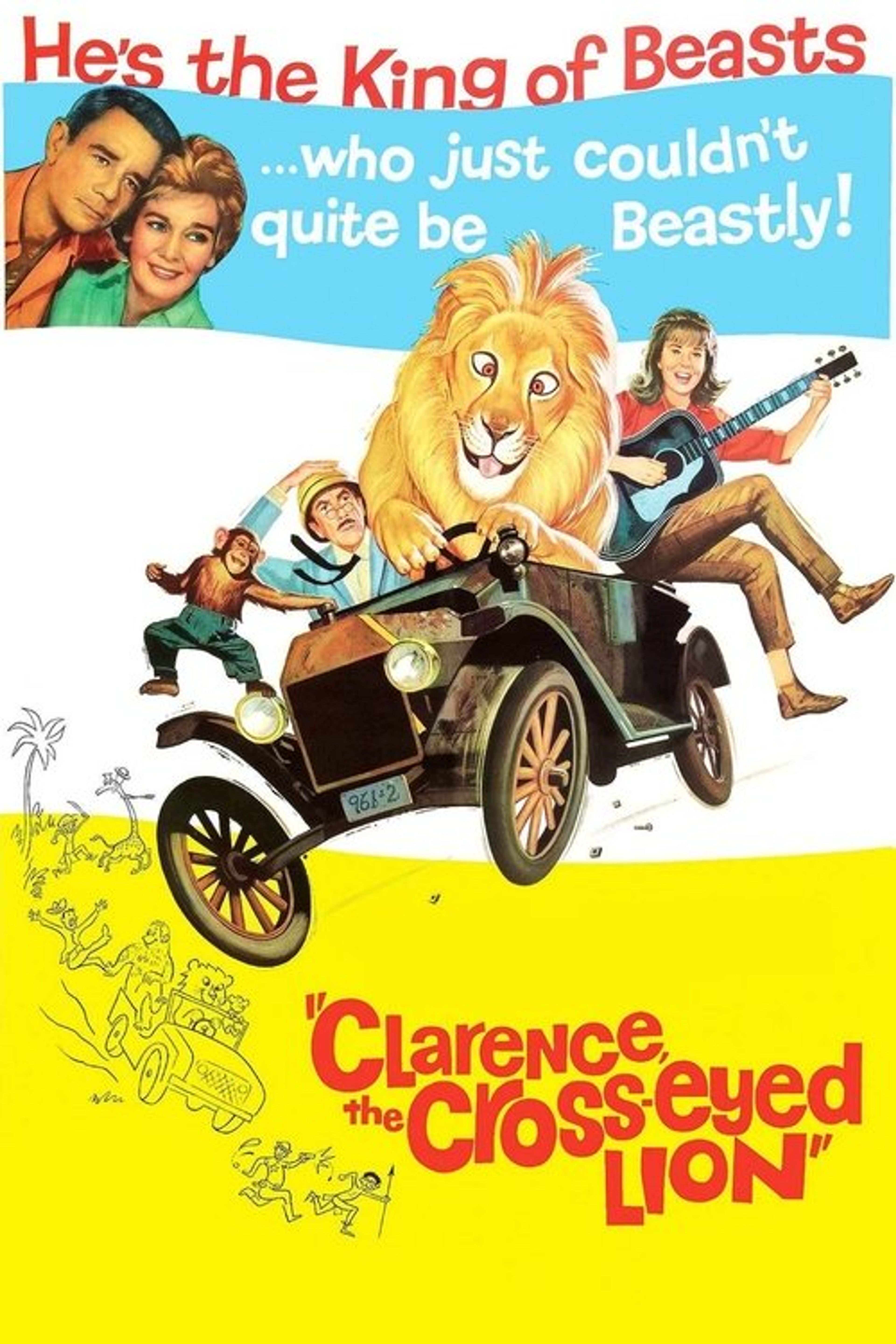 Poster image of Clarence, the Cross-Eyed Lion