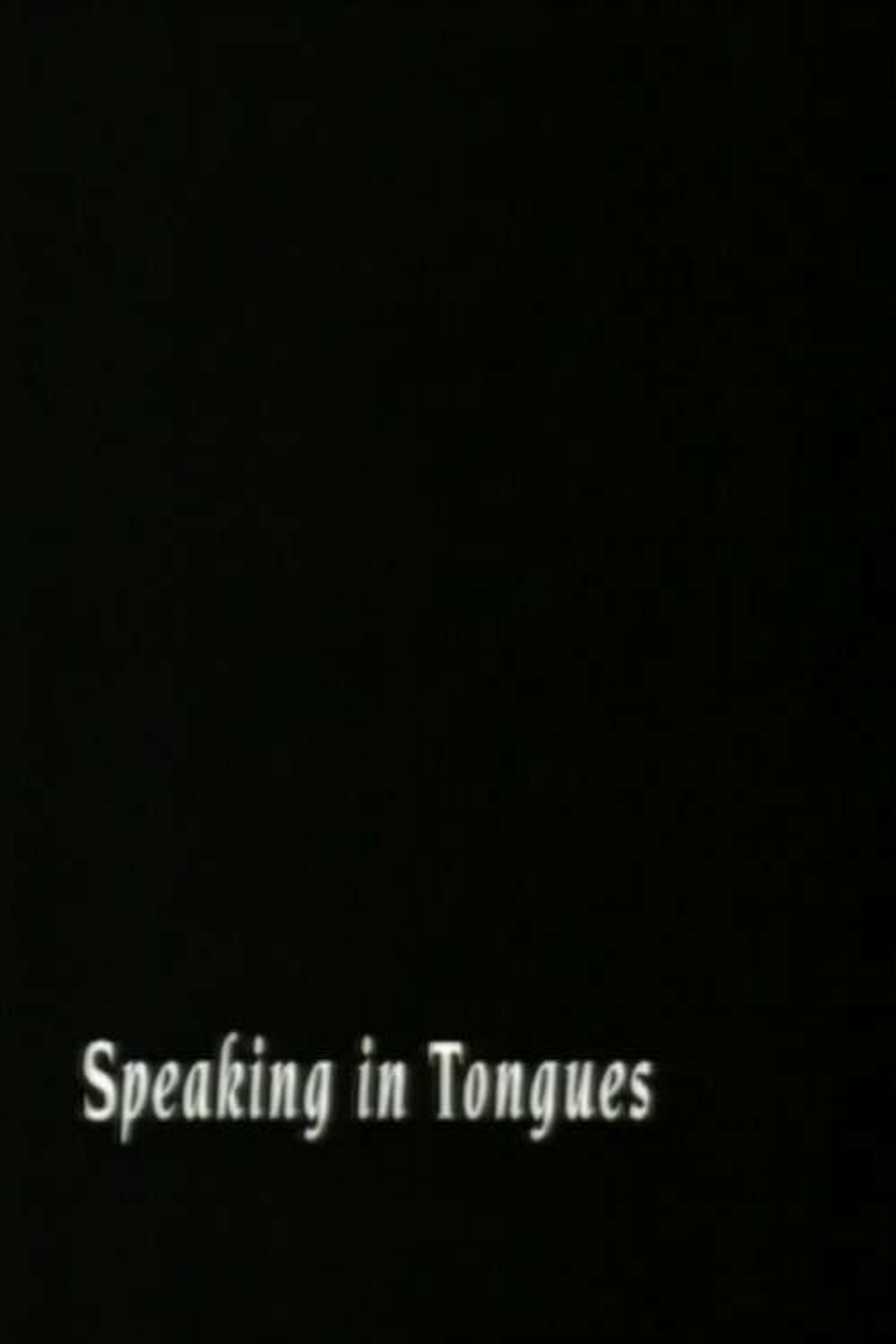 Poster image of Speaking In Tongues