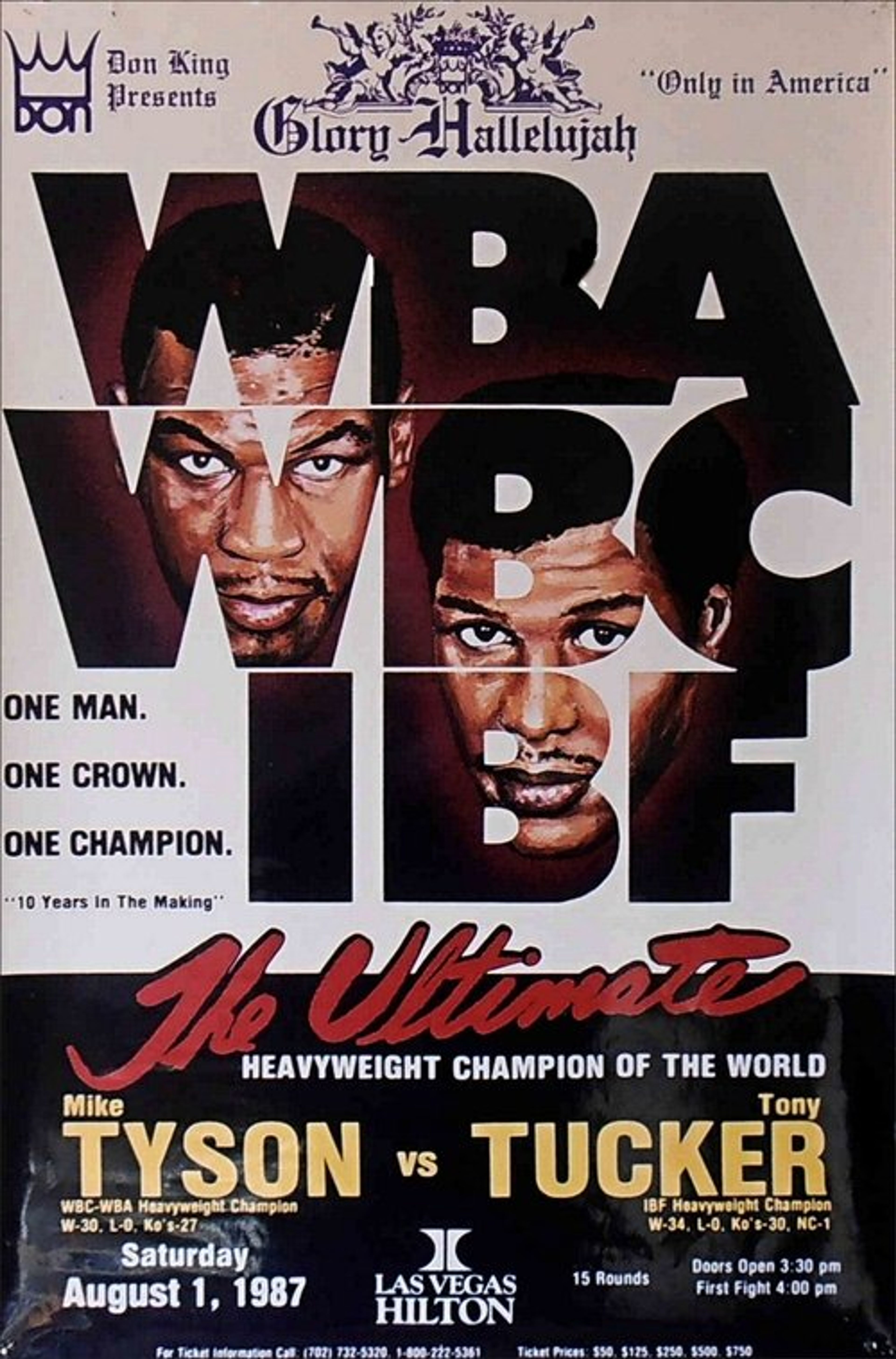 Poster image of Mike Tyson vs Tony Tucker