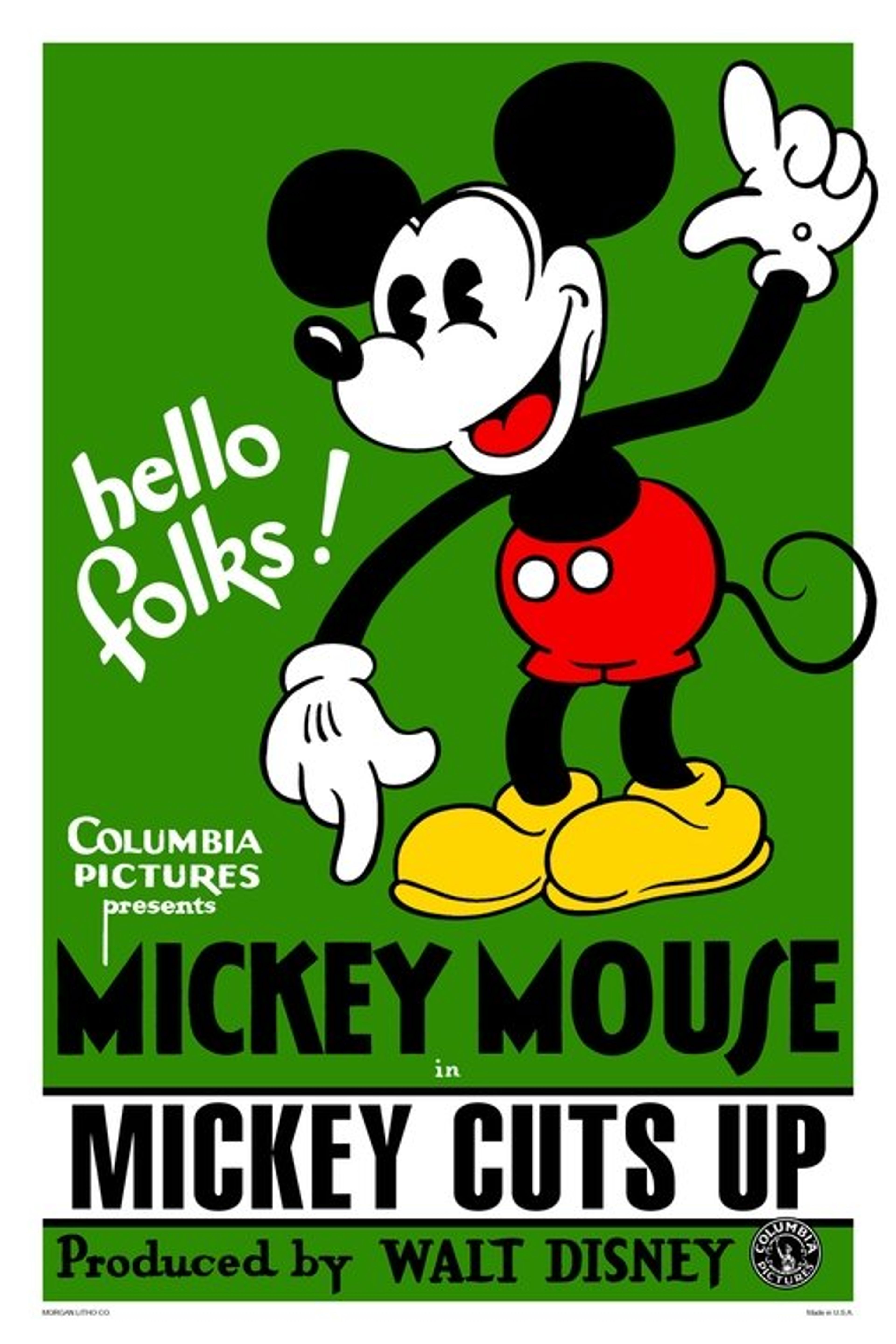 Poster image of Mickey Cuts Up