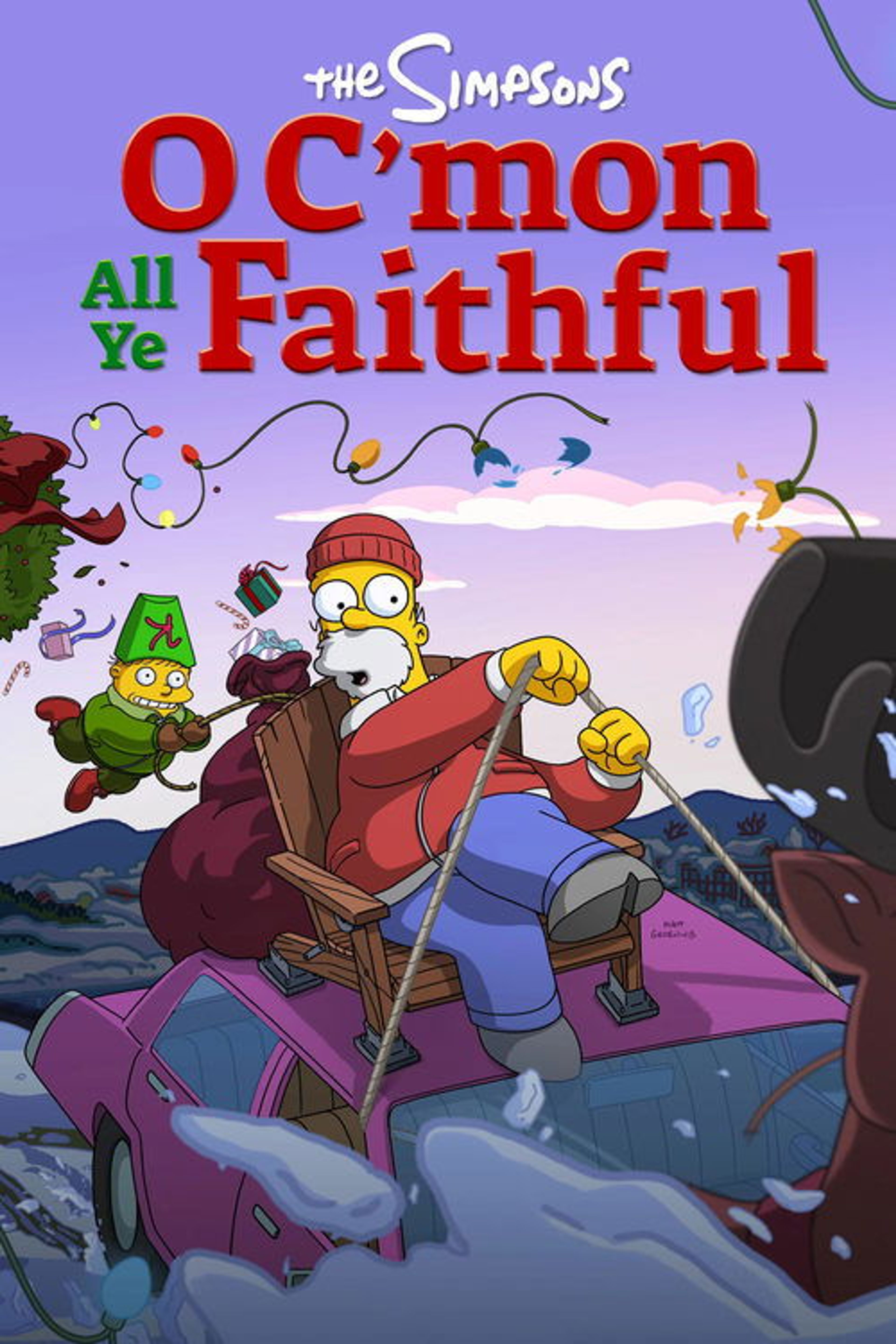 Poster image of The Simpsons: O C'mon All Ye Faithful