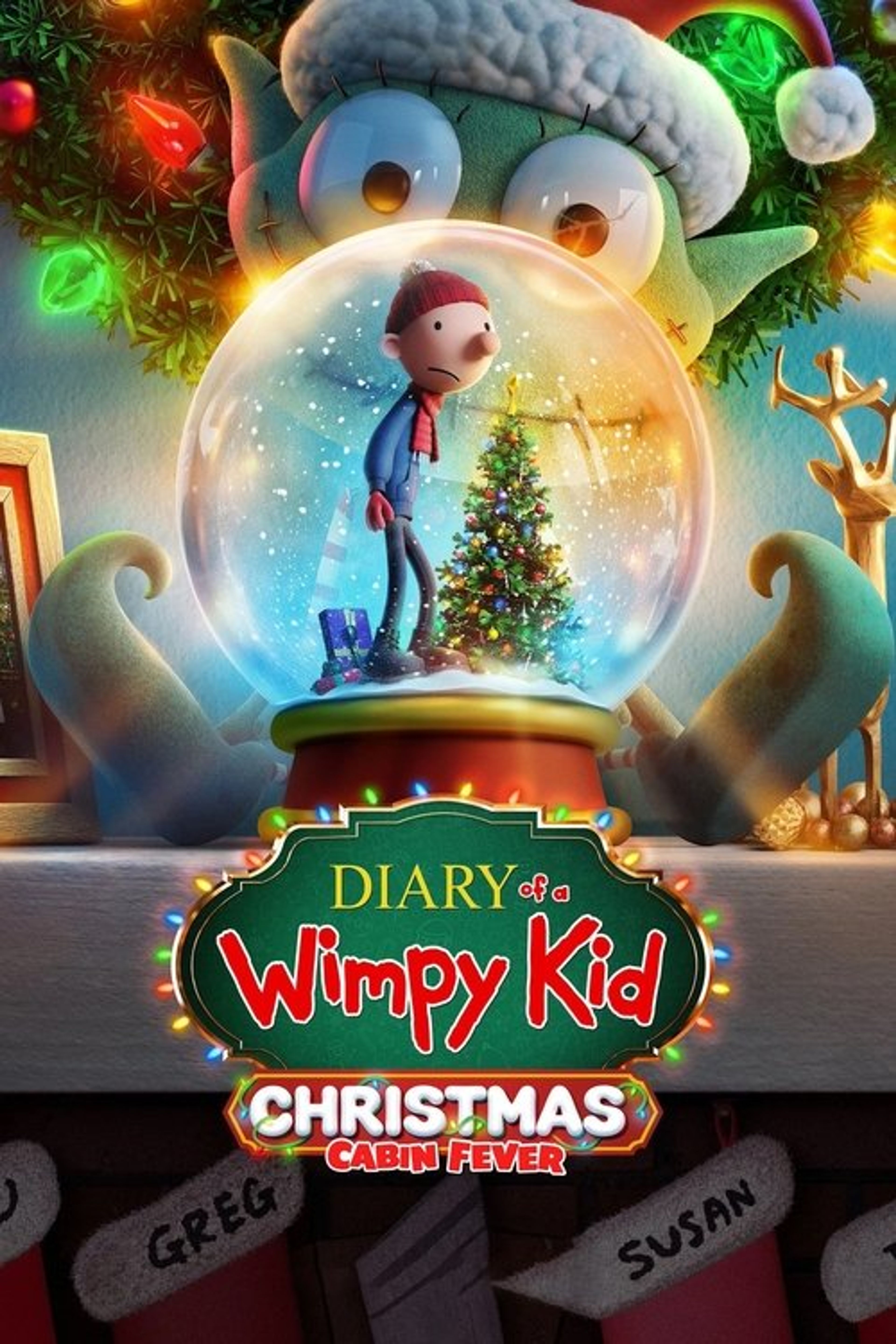 Poster image of Diary of a Wimpy Kid Christmas: Cabin Fever