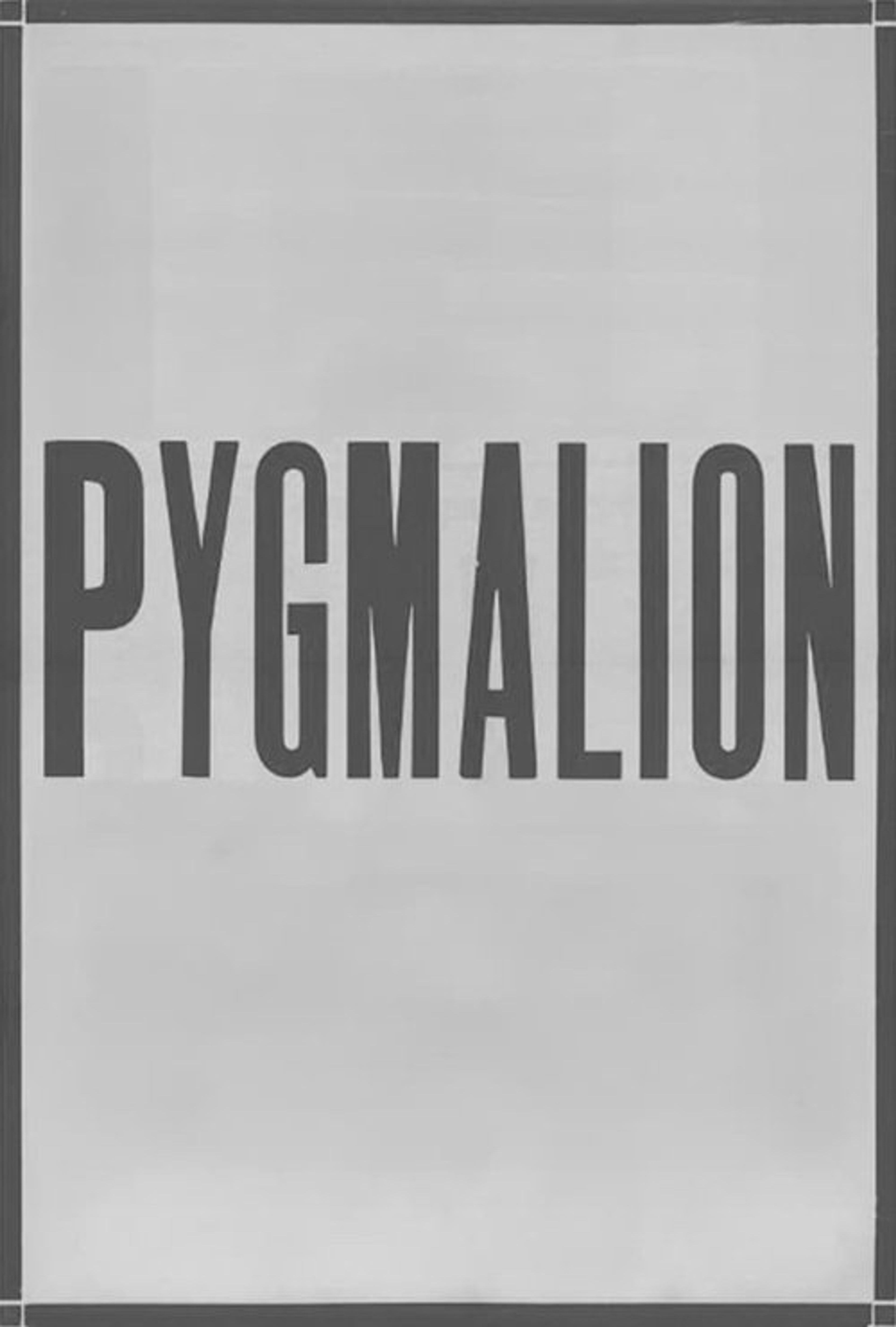 Poster image of Pygmalion