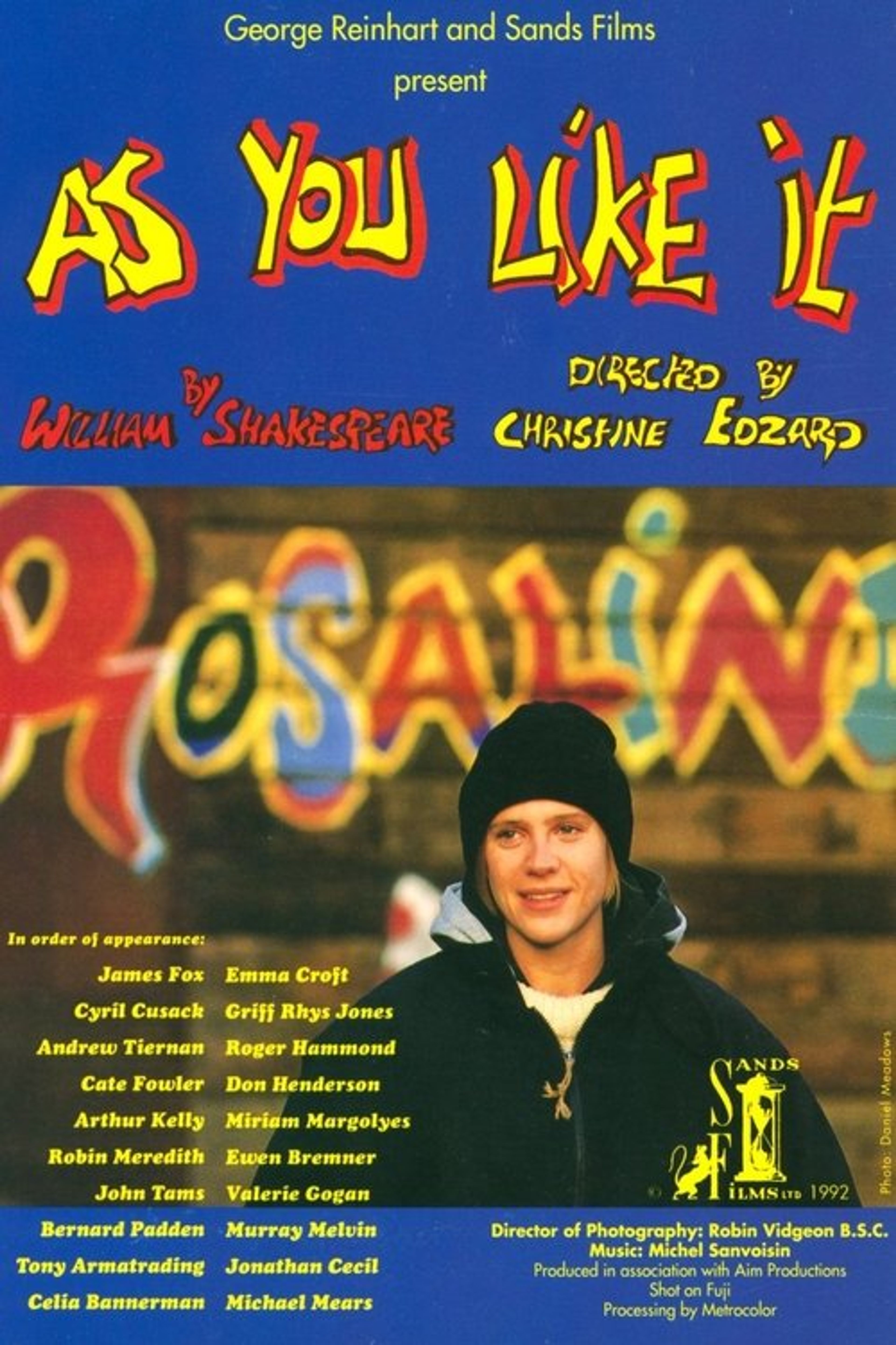 Poster image of As You Like It