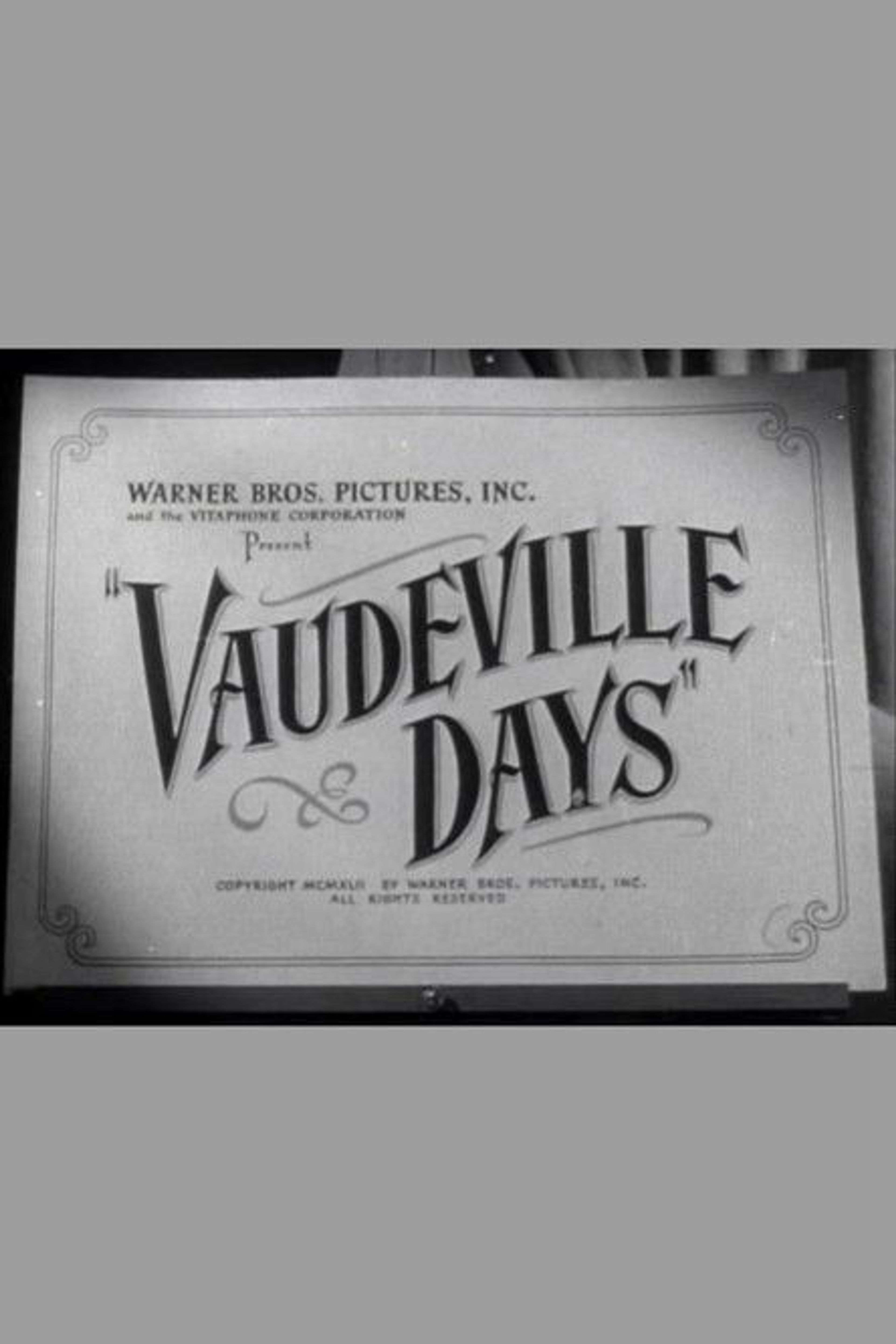 Poster image of Vaudeville Days