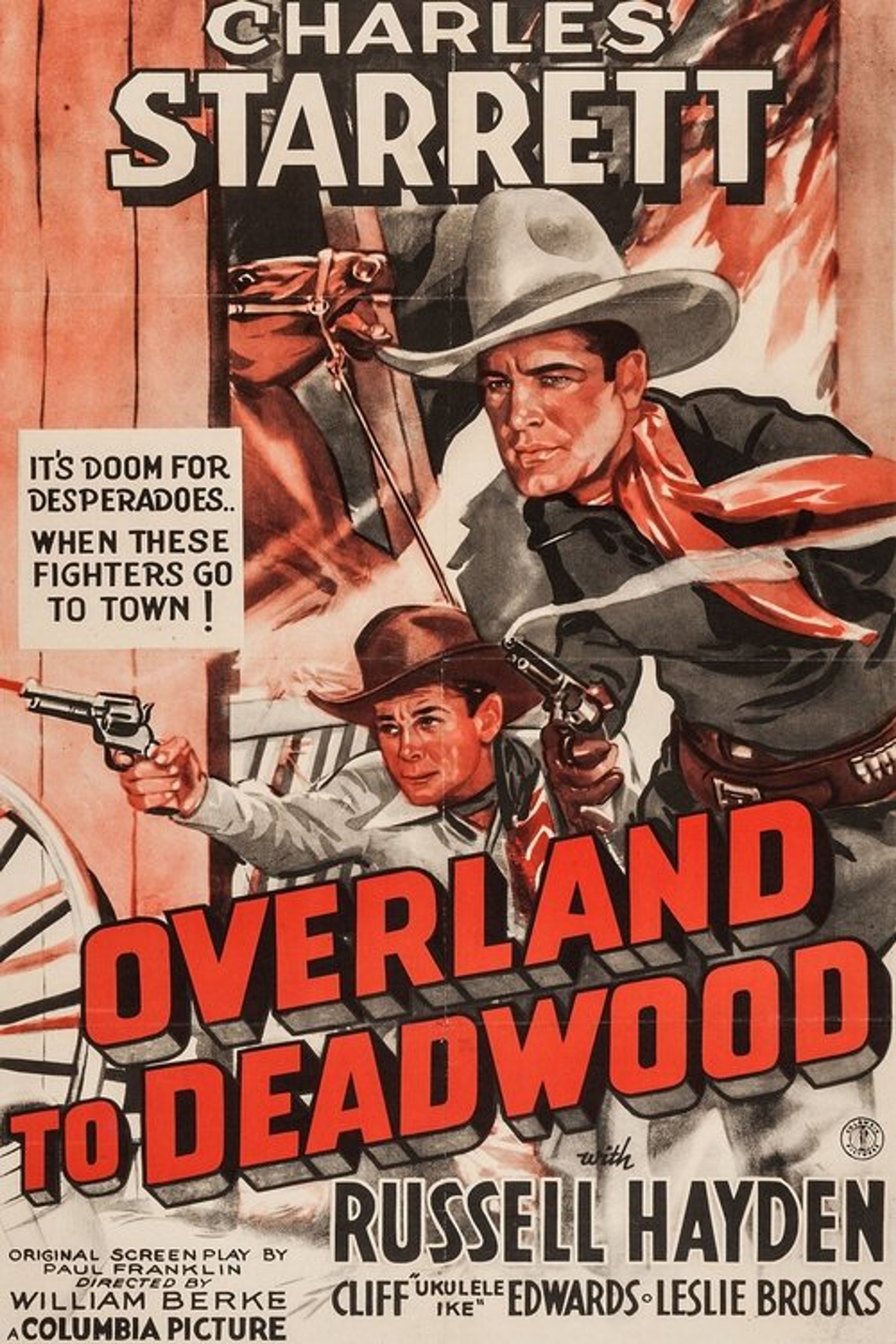 Poster image of Overland to Deadwood