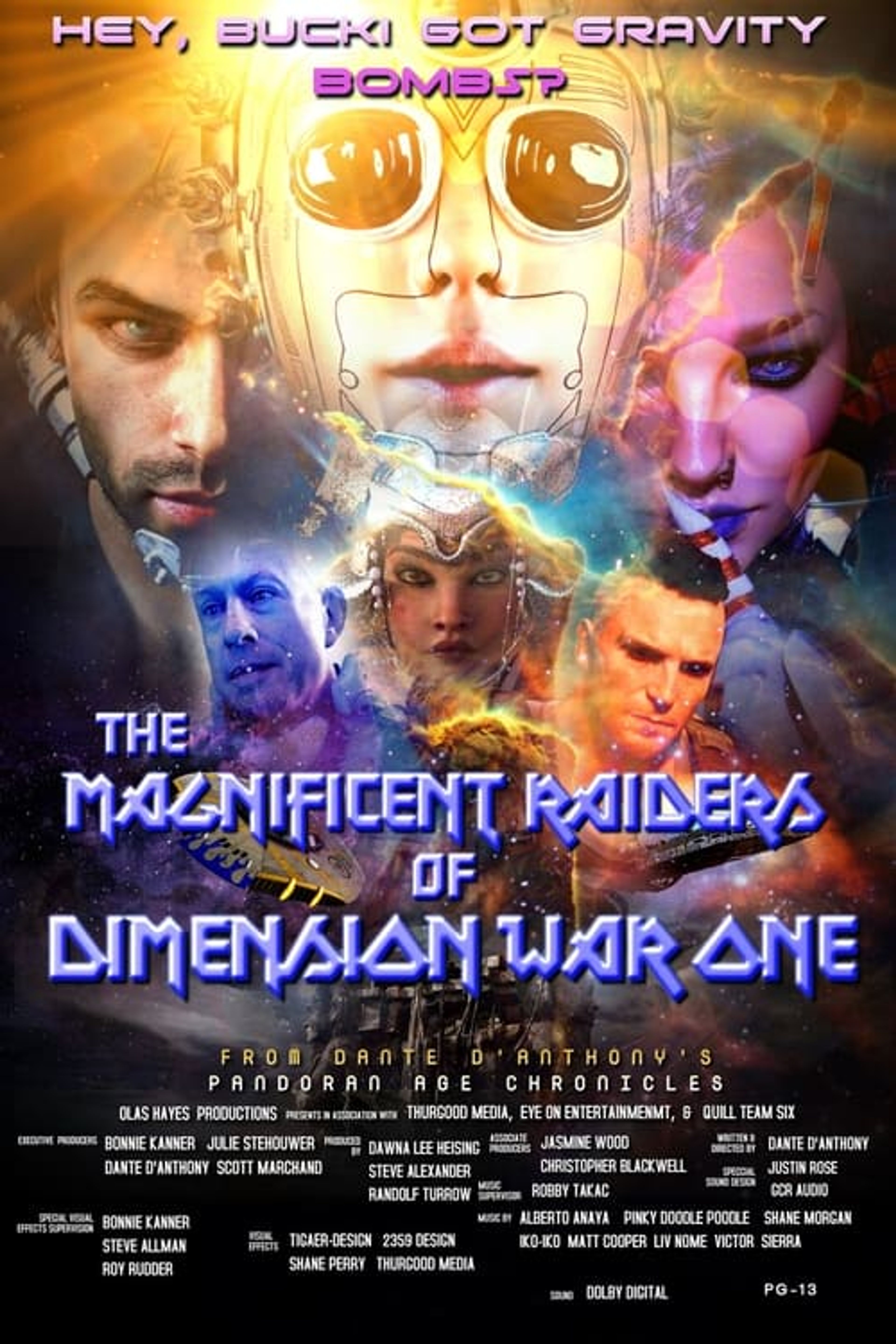 Poster image of The Magnificent Raiders of Dimension War One