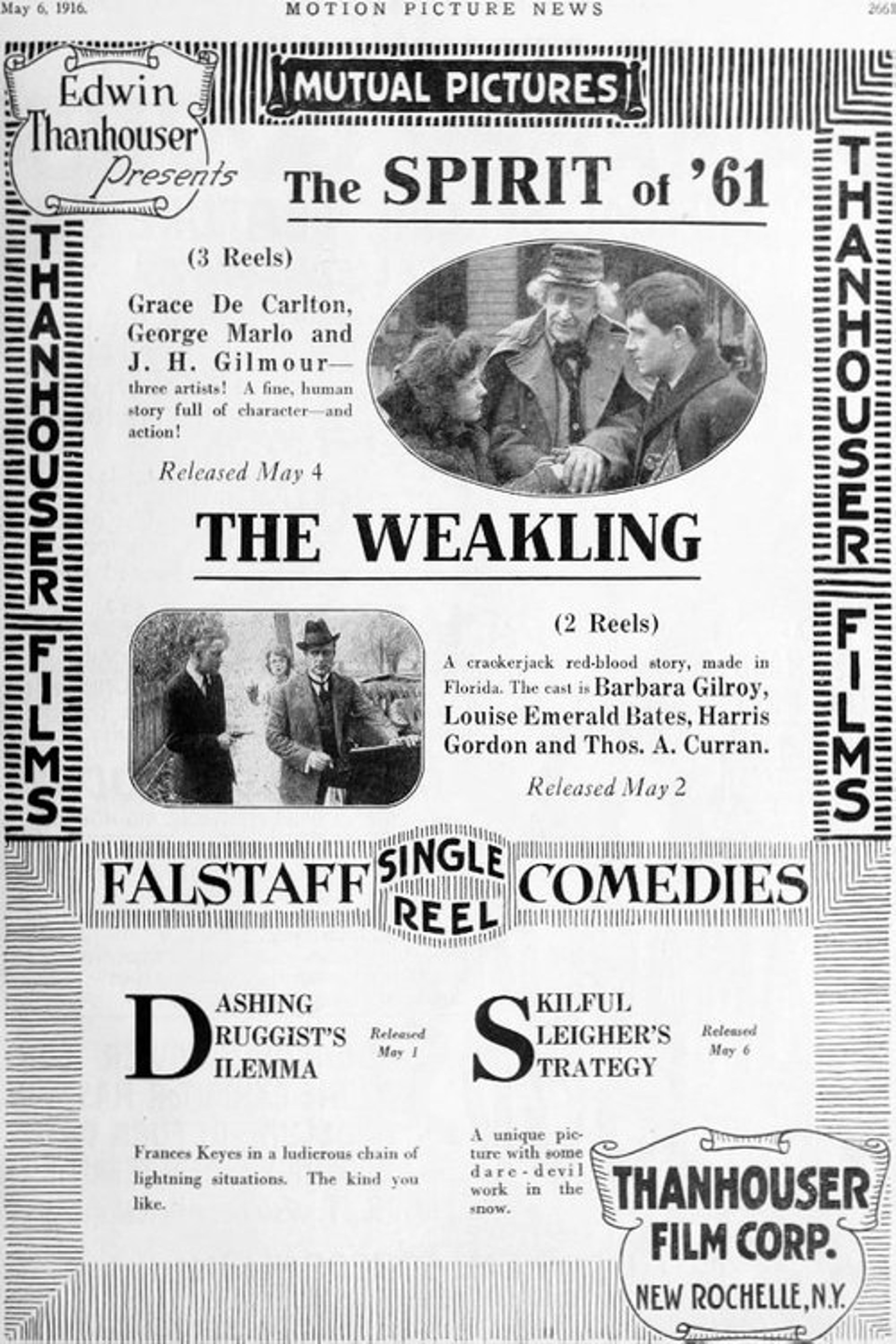 Poster image of The Weakling