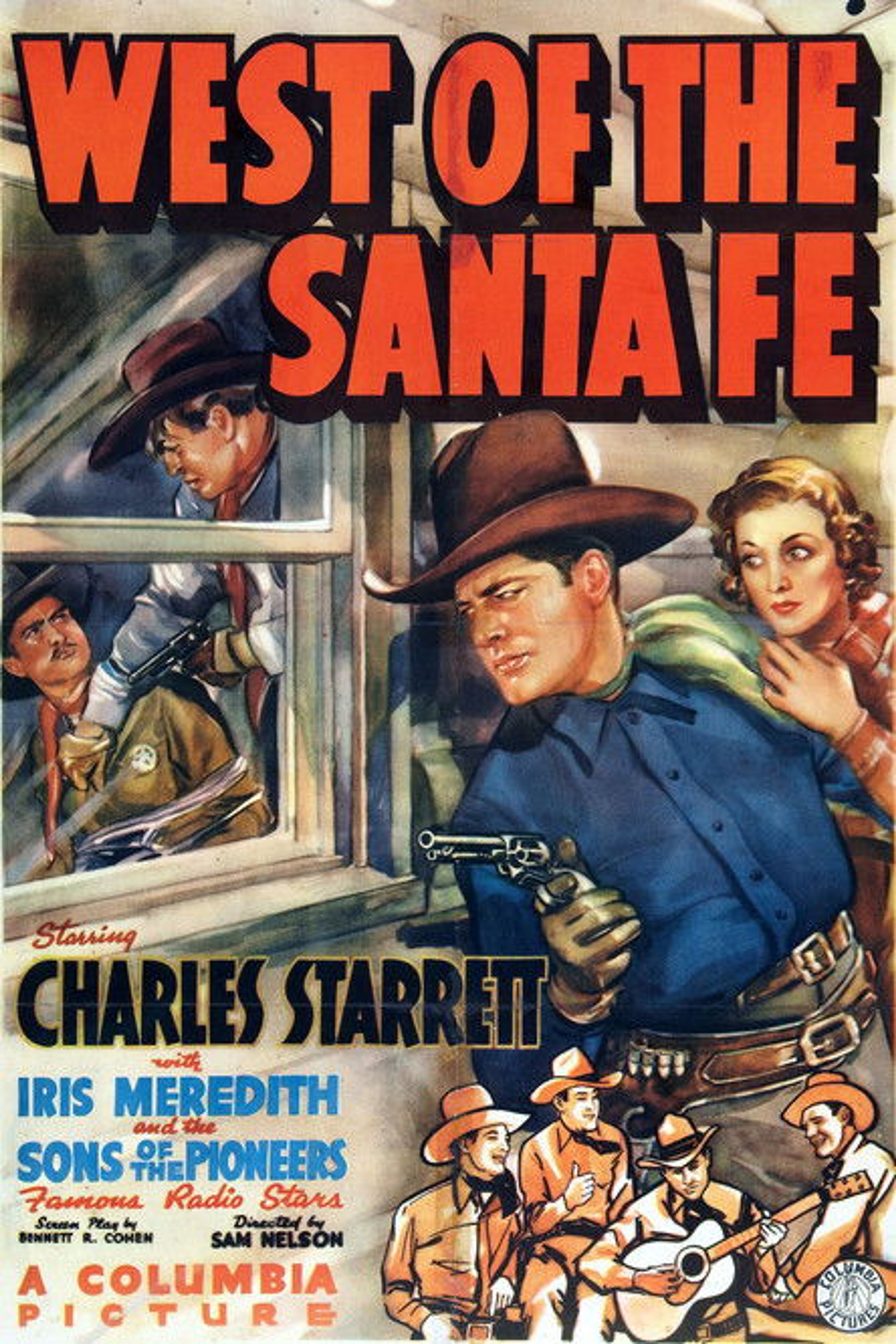 Poster image of West of the Santa Fe