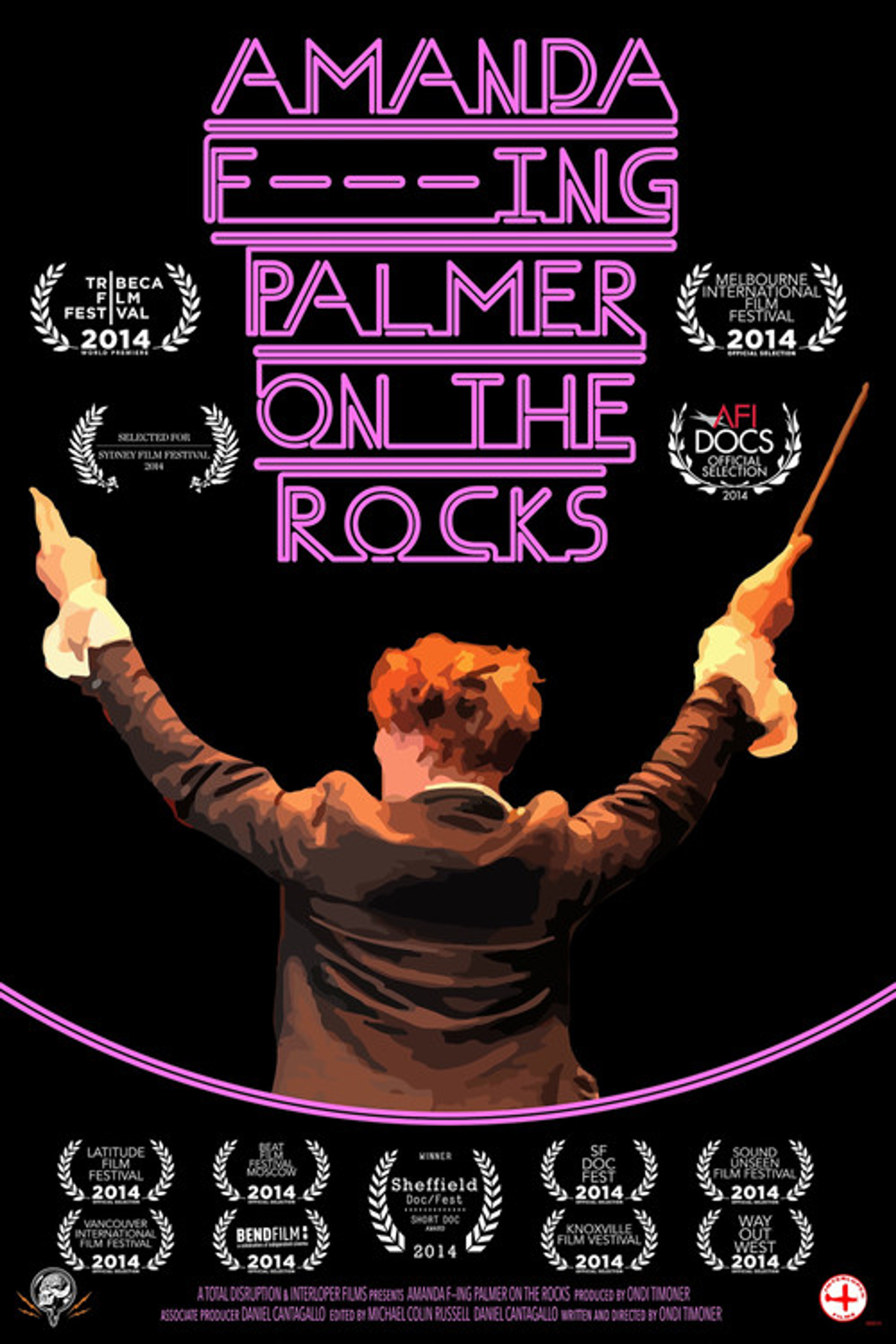 Poster image of Amanda F***ing Palmer on the Rocks