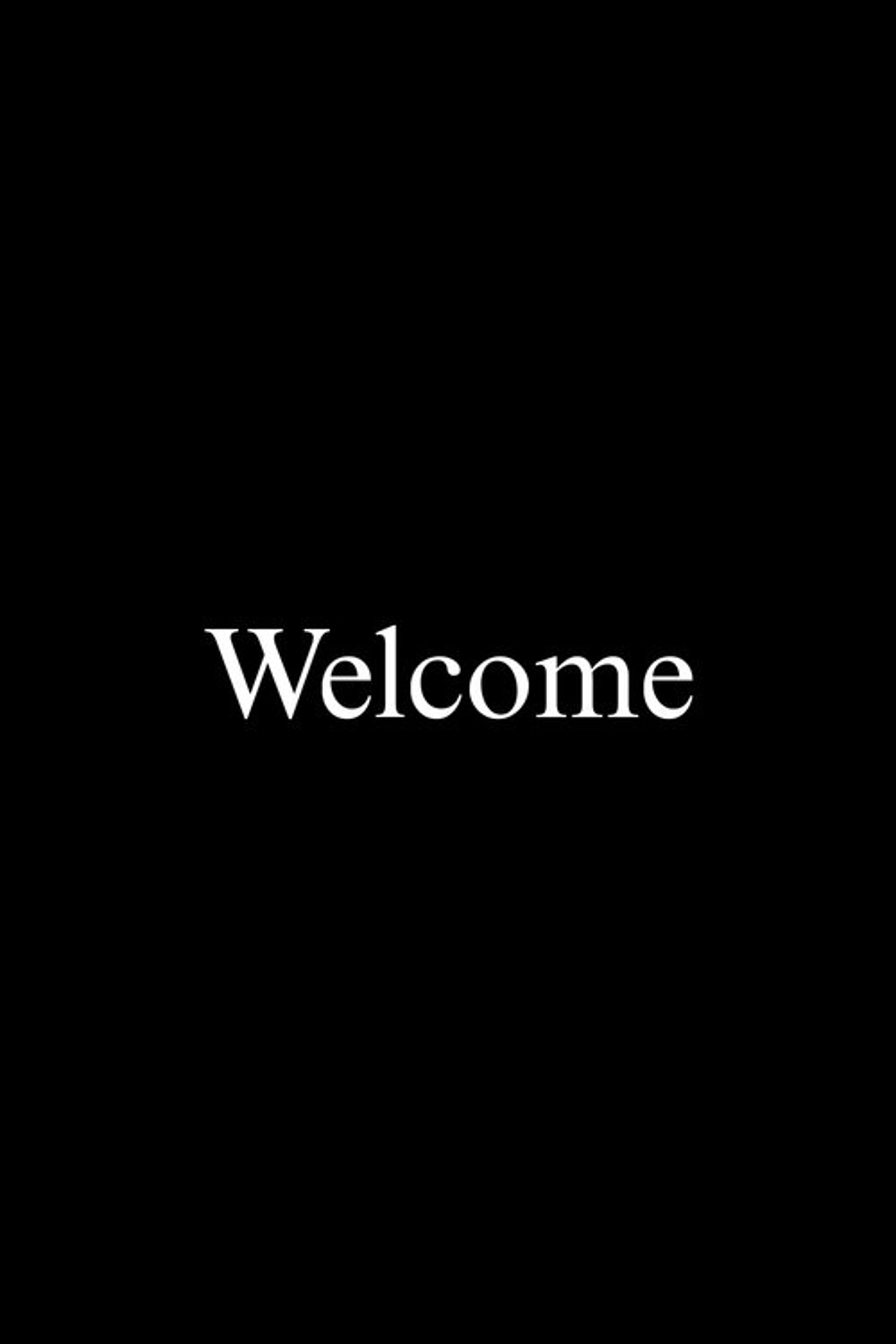 Poster image of Welcome