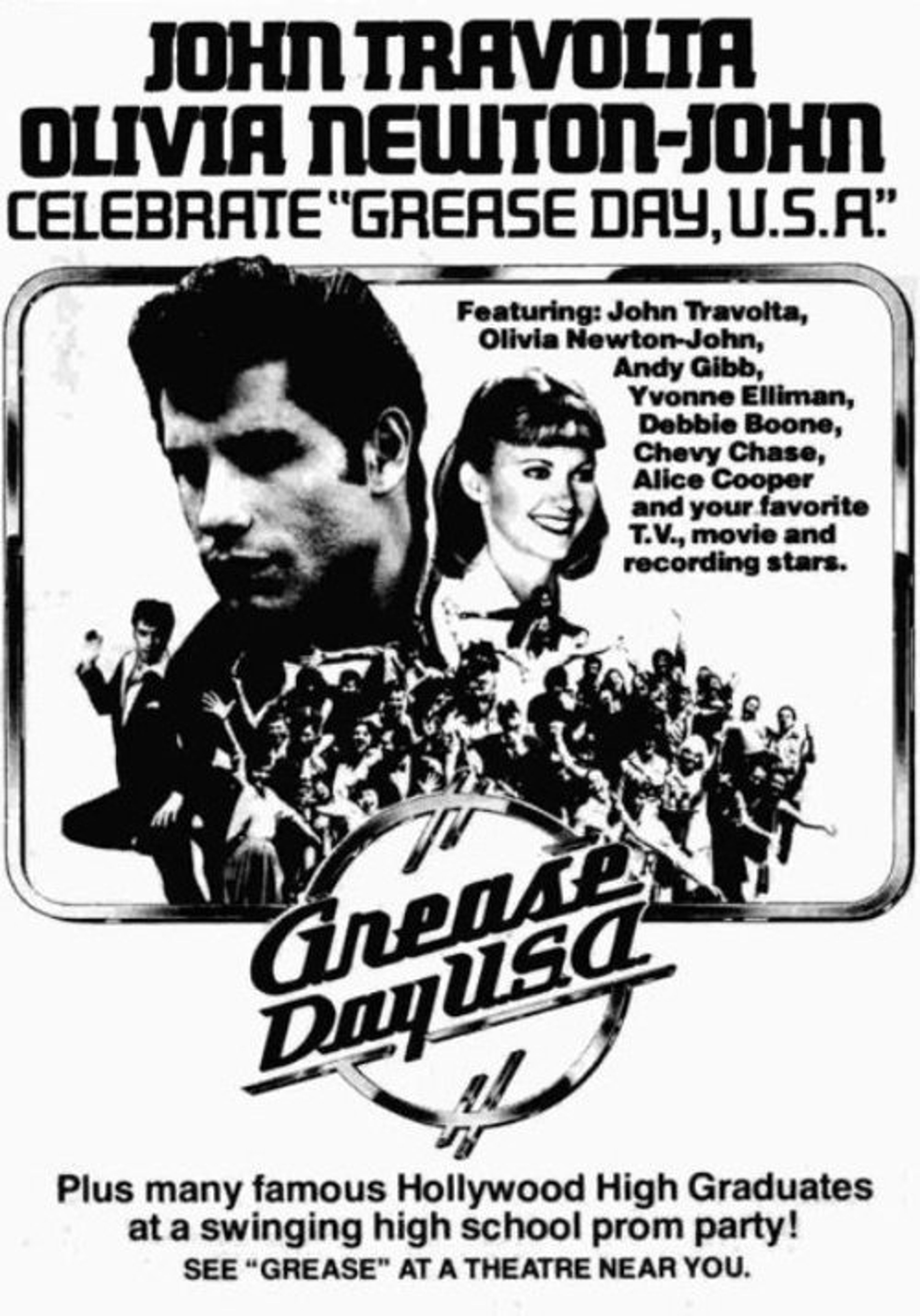 Poster image of Grease Day USA