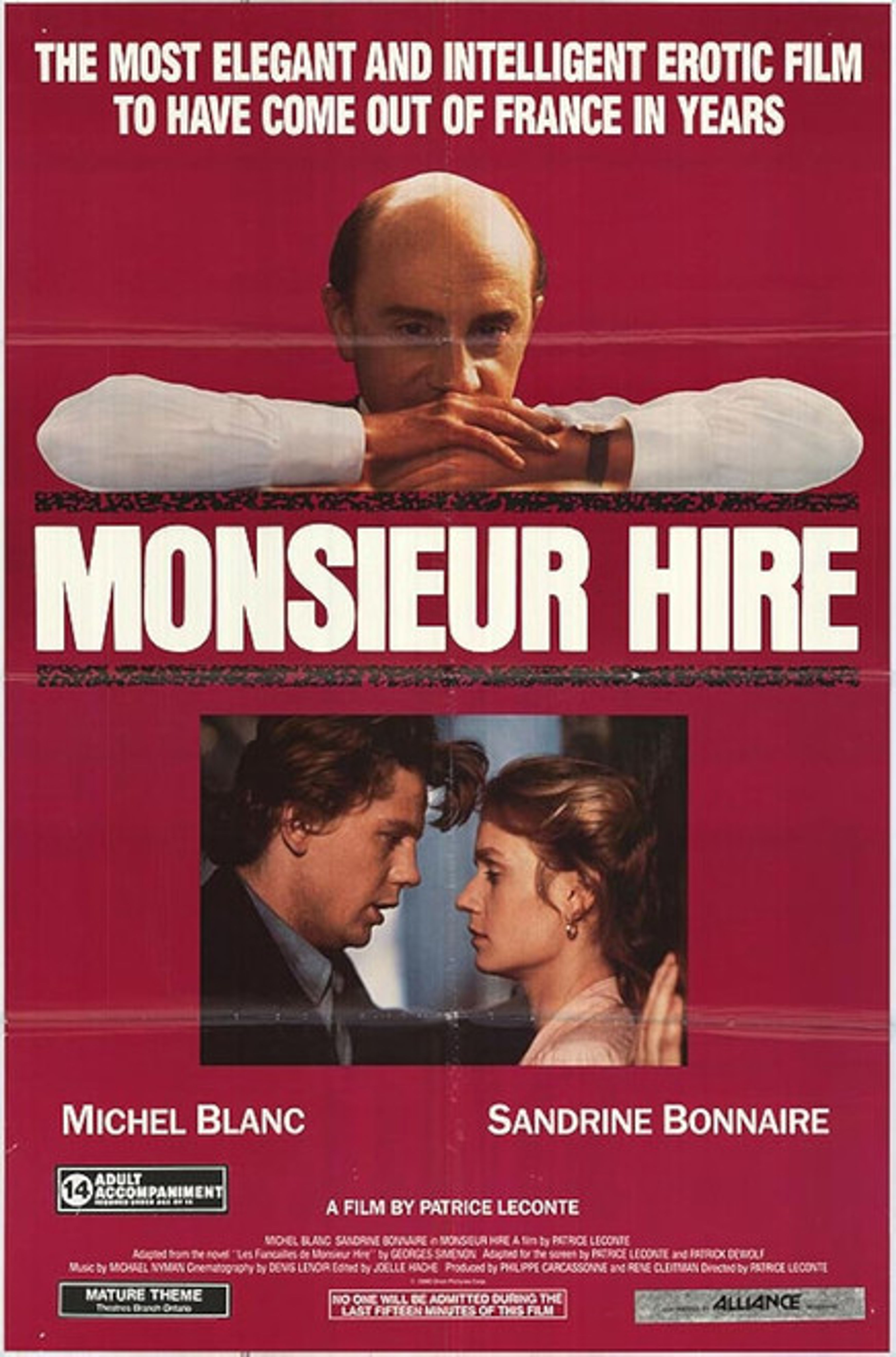 Poster image of Monsieur Hire