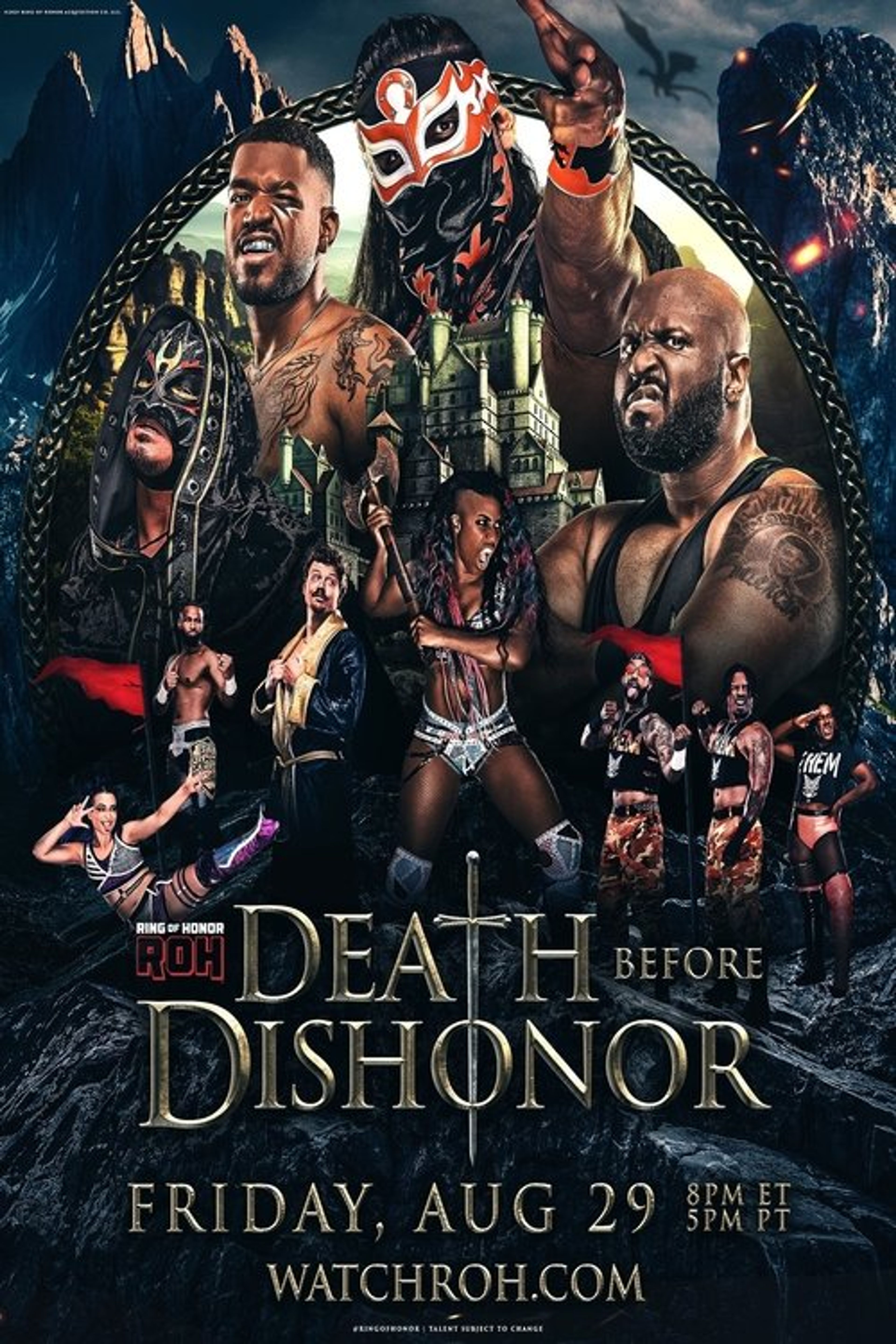 Poster image of ROH Death Before Dishonor 2025