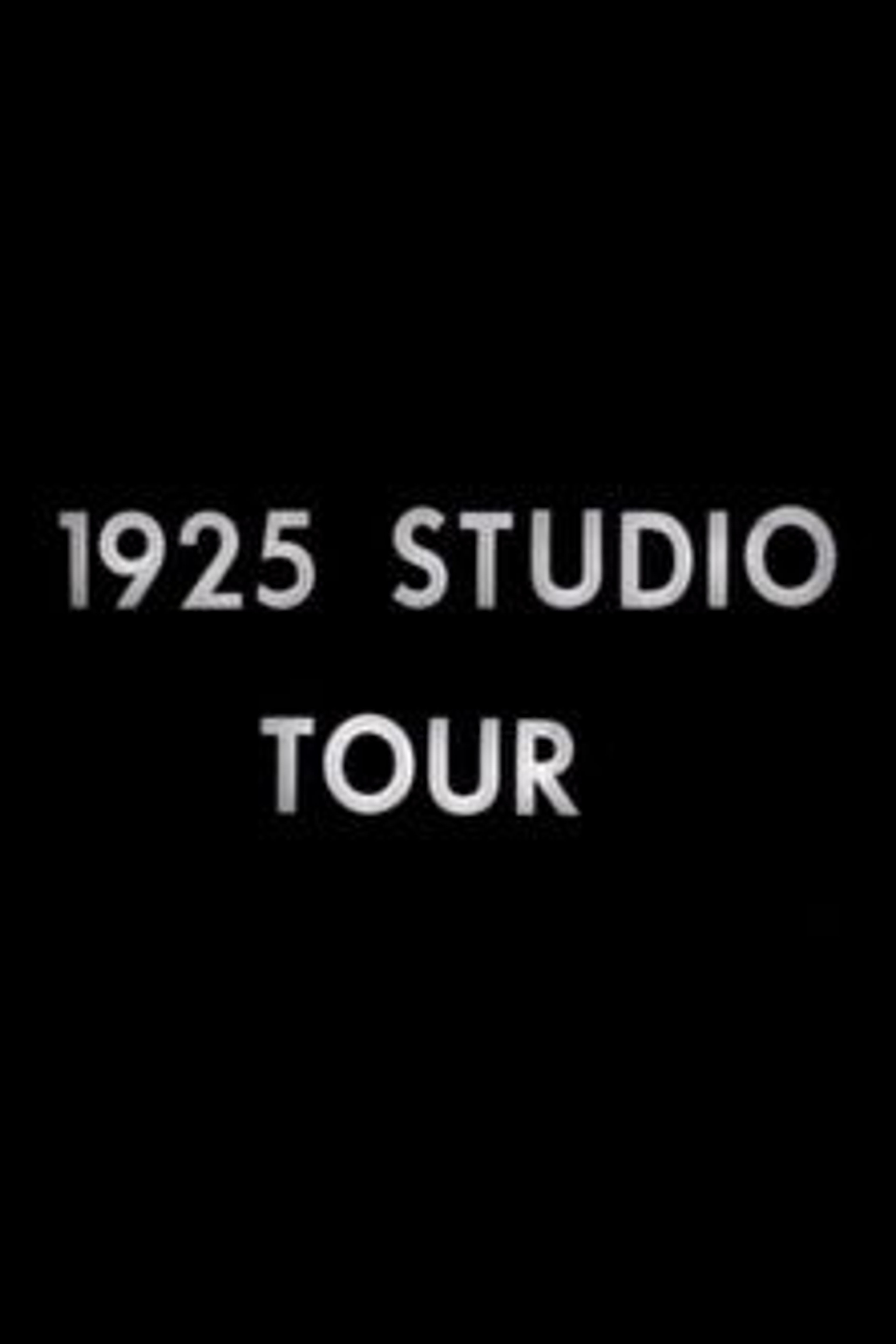 Poster image of 1925 Studio Tour