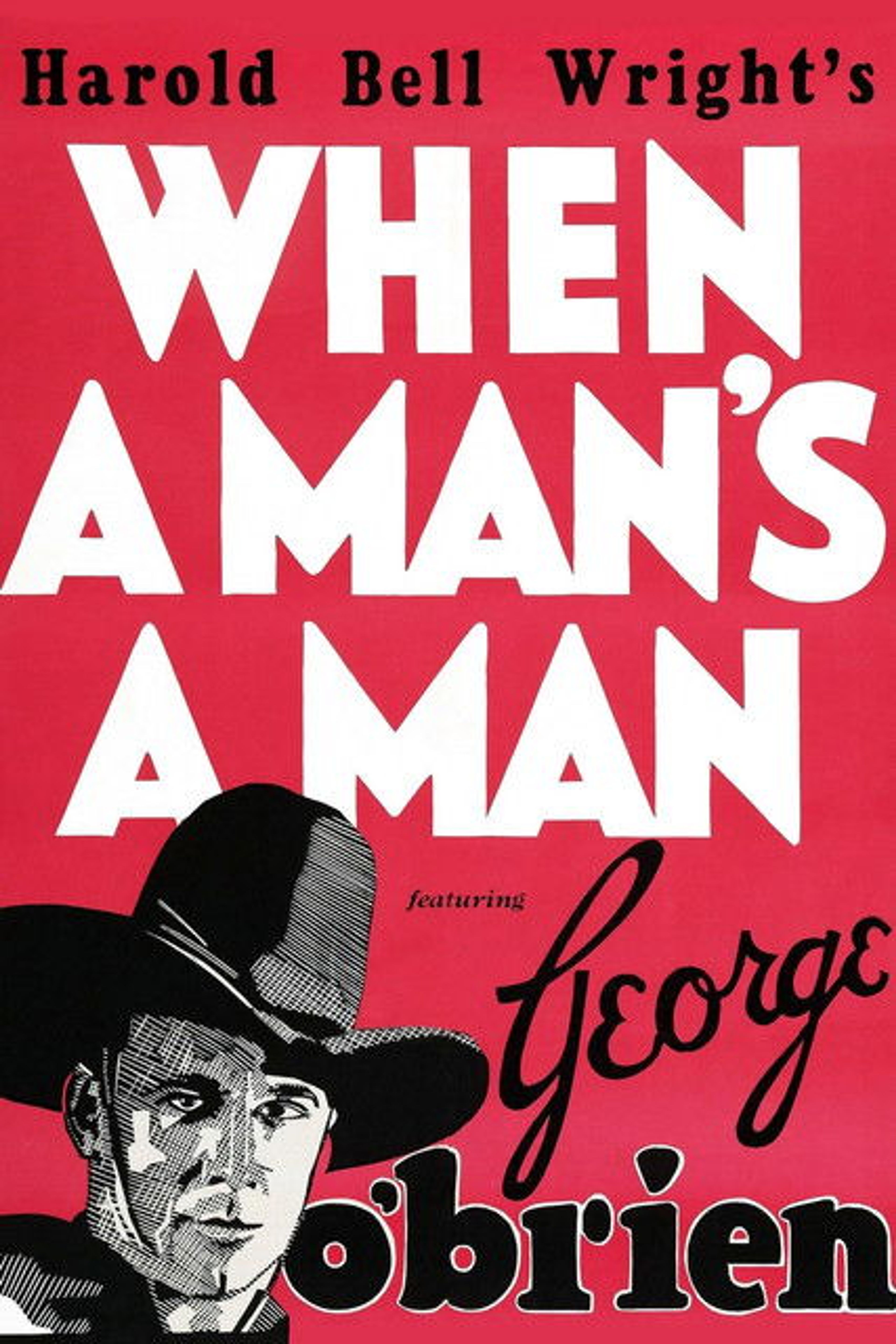 Poster image of When a Man's a Man