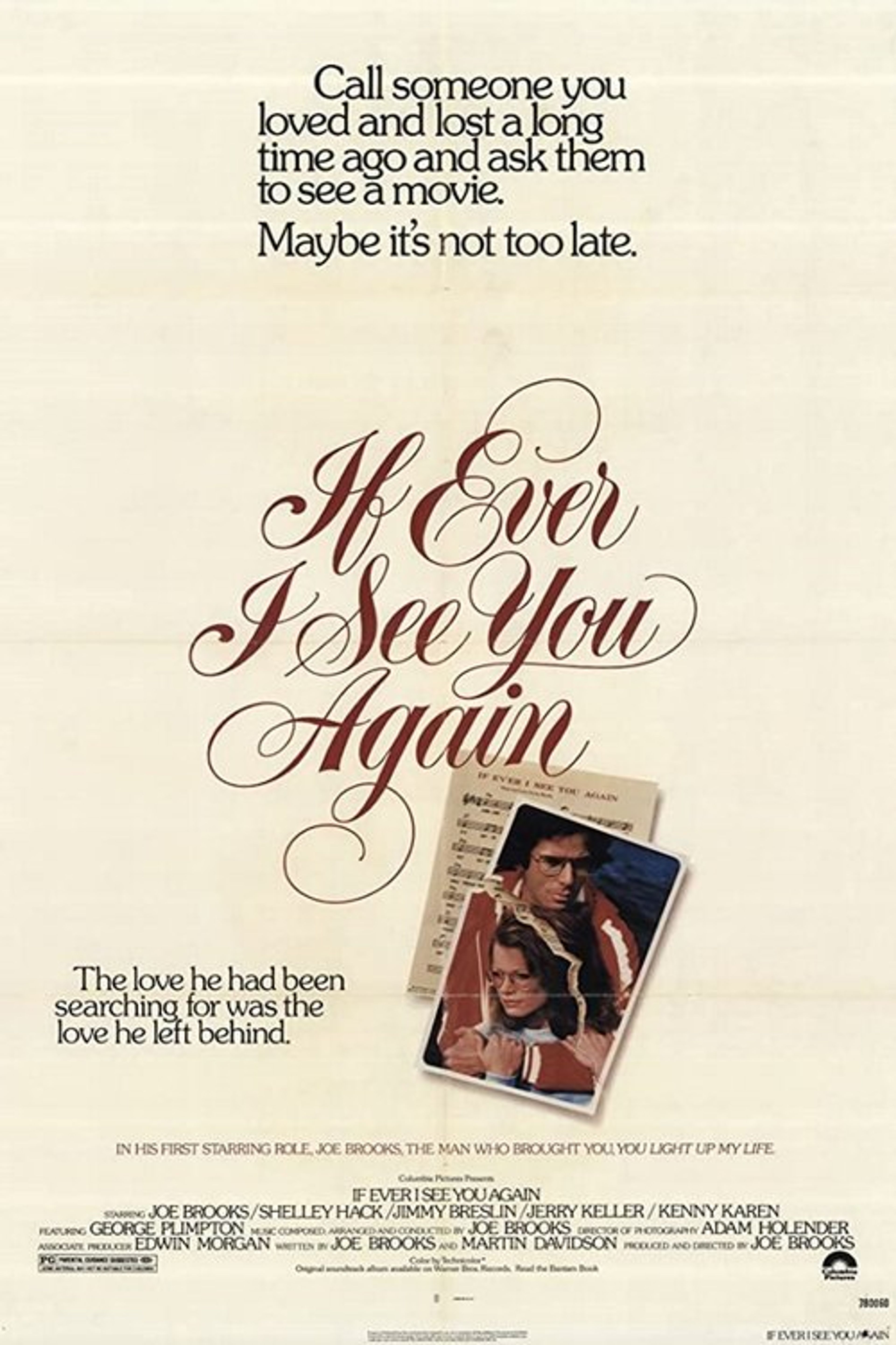 Poster image of If Ever I See You Again