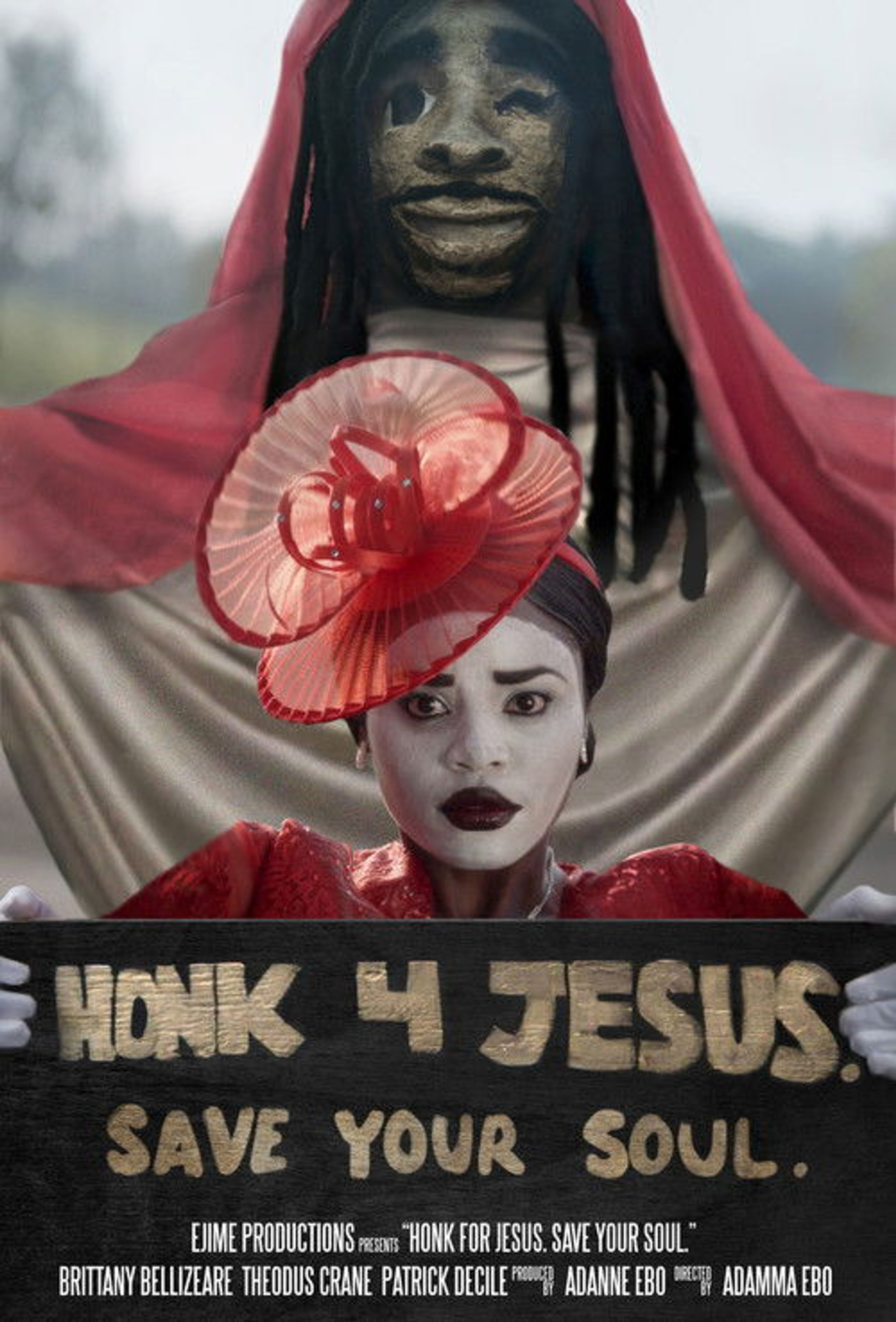 Poster image of Honk for Jesus. Save Your Soul.