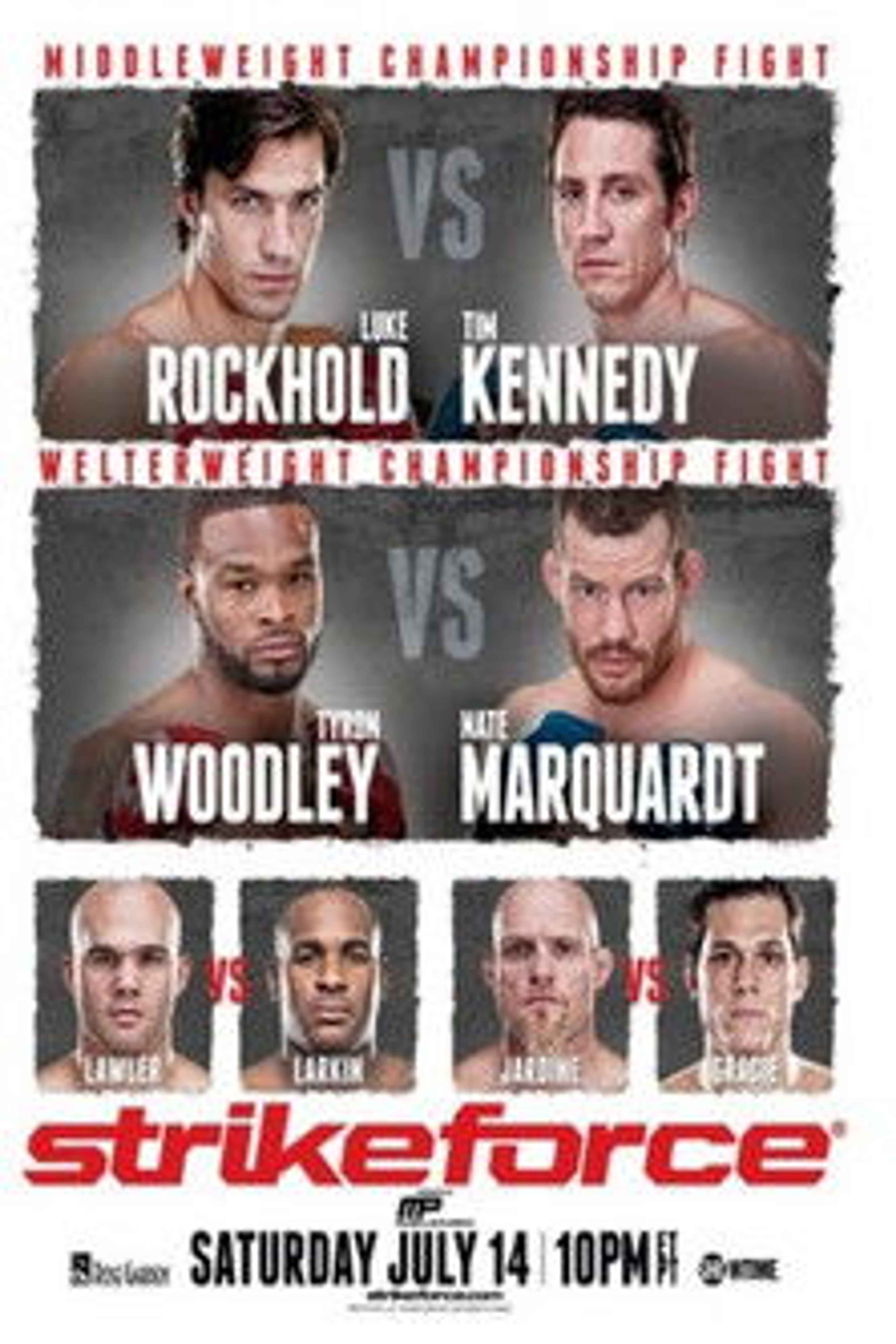 Poster image of Strikeforce: Rockhold vs Kennedy