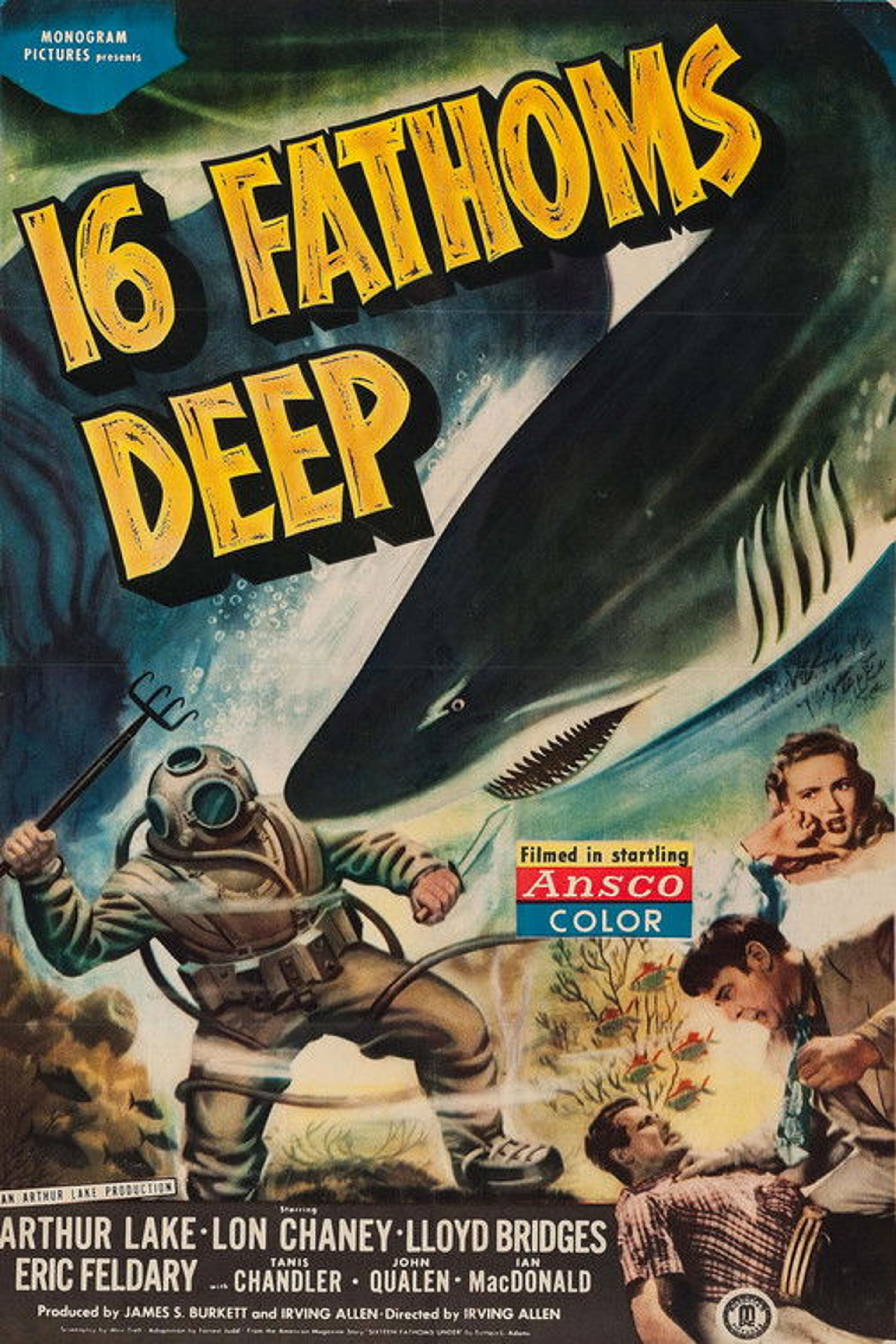 Poster image of 16 Fathoms Deep