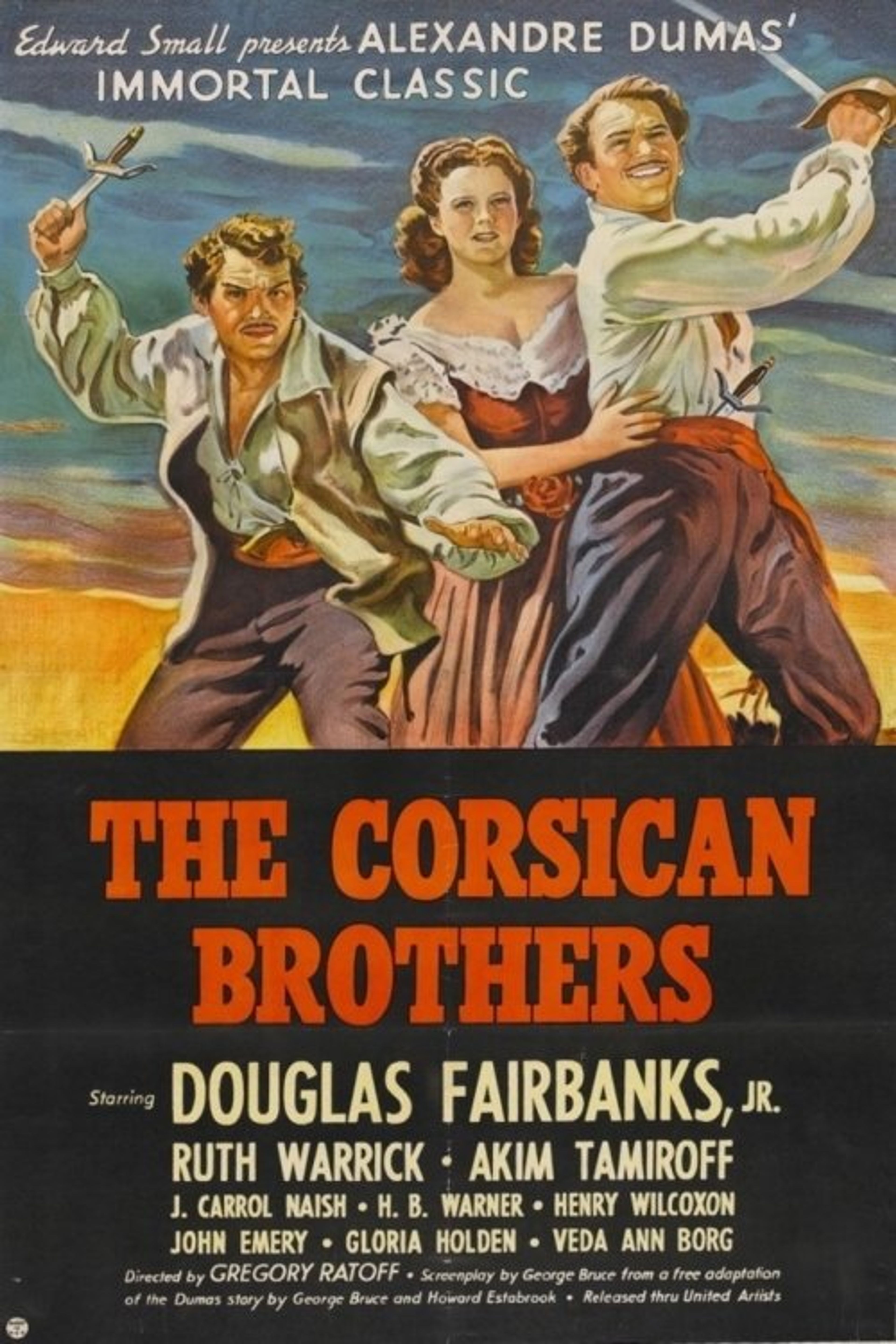 Poster image of The Corsican Brothers