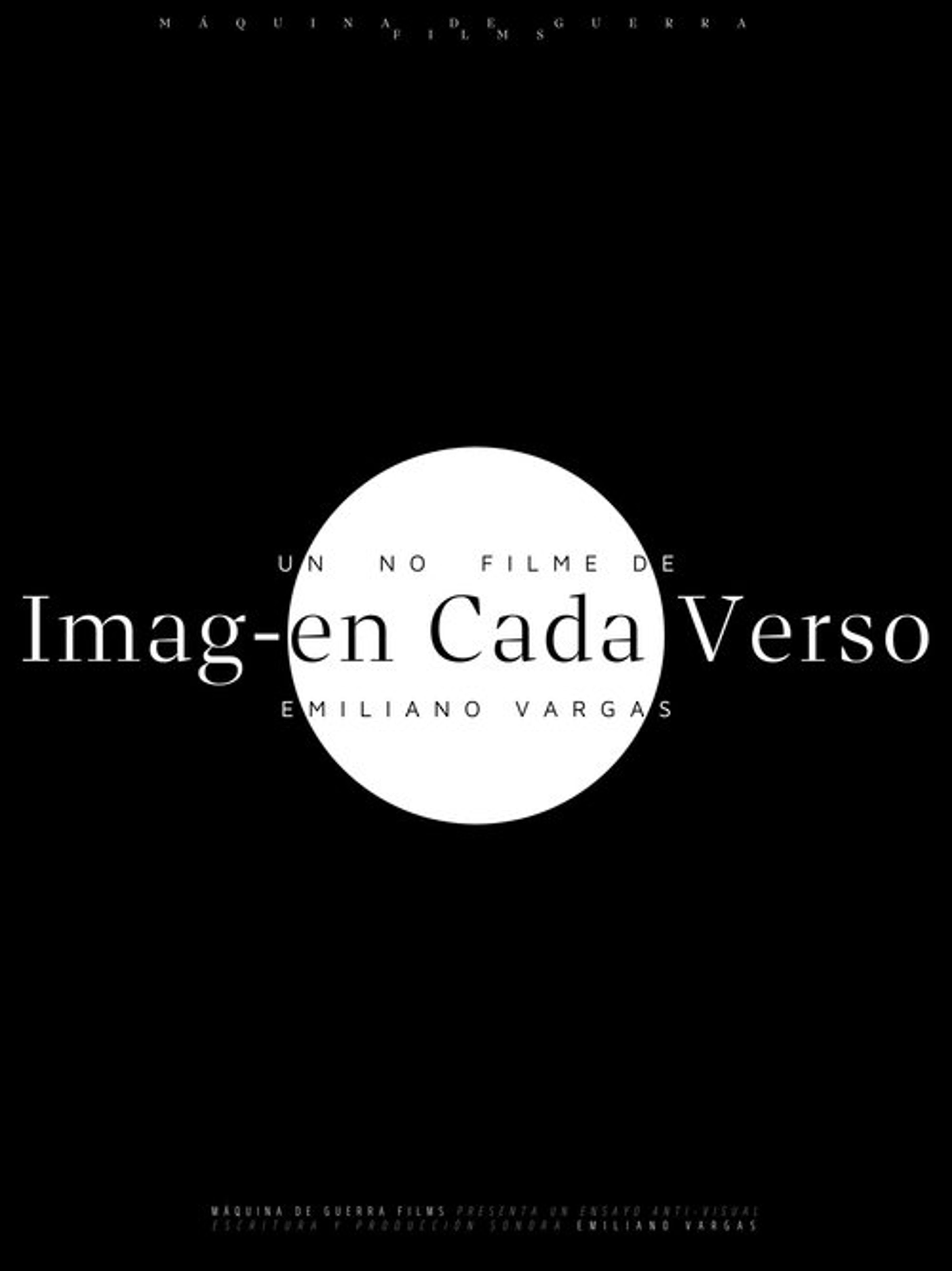 Poster image of Imag-en cada verso