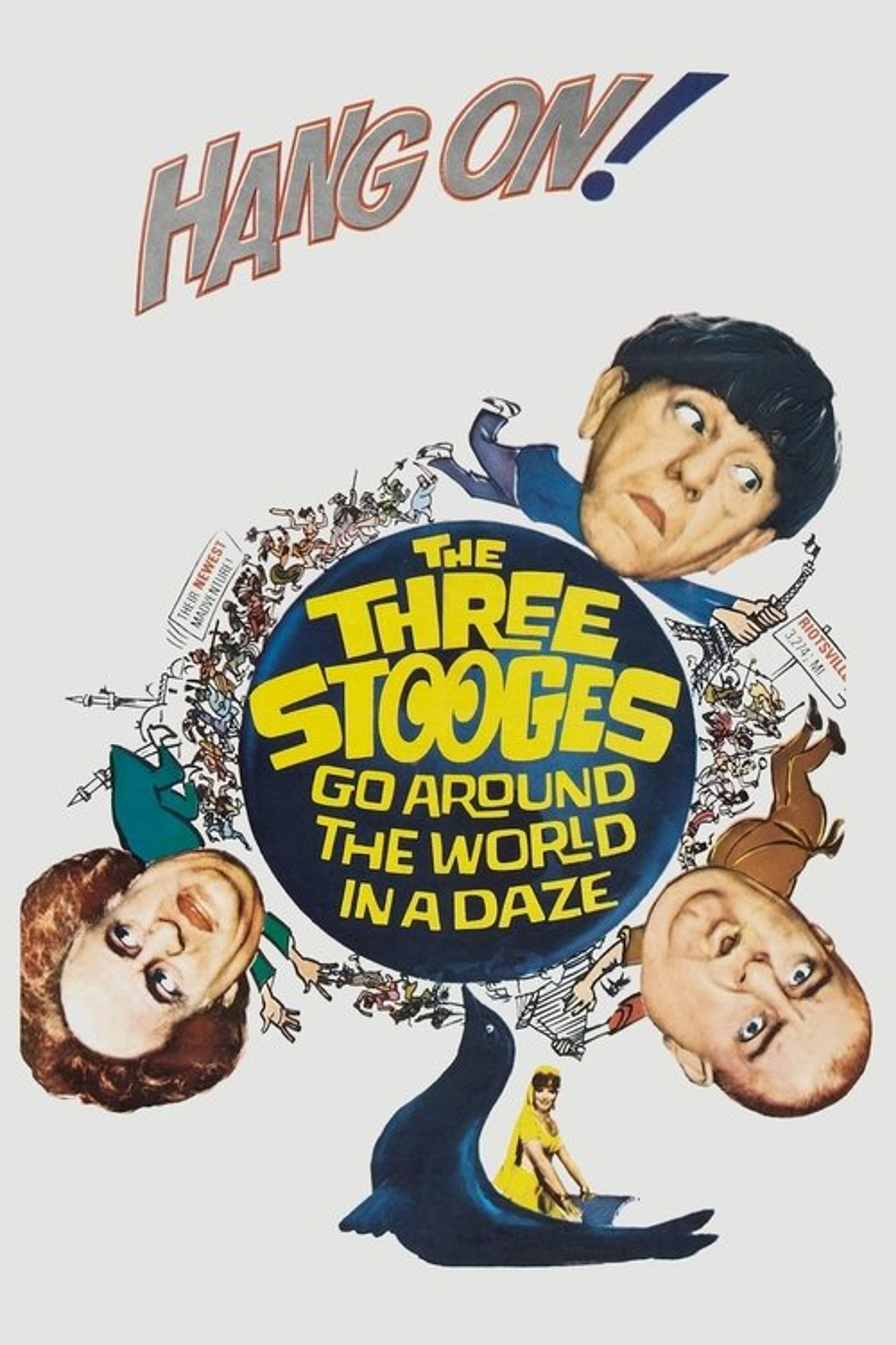 Poster image of The Three Stooges Go Around the World in a Daze
