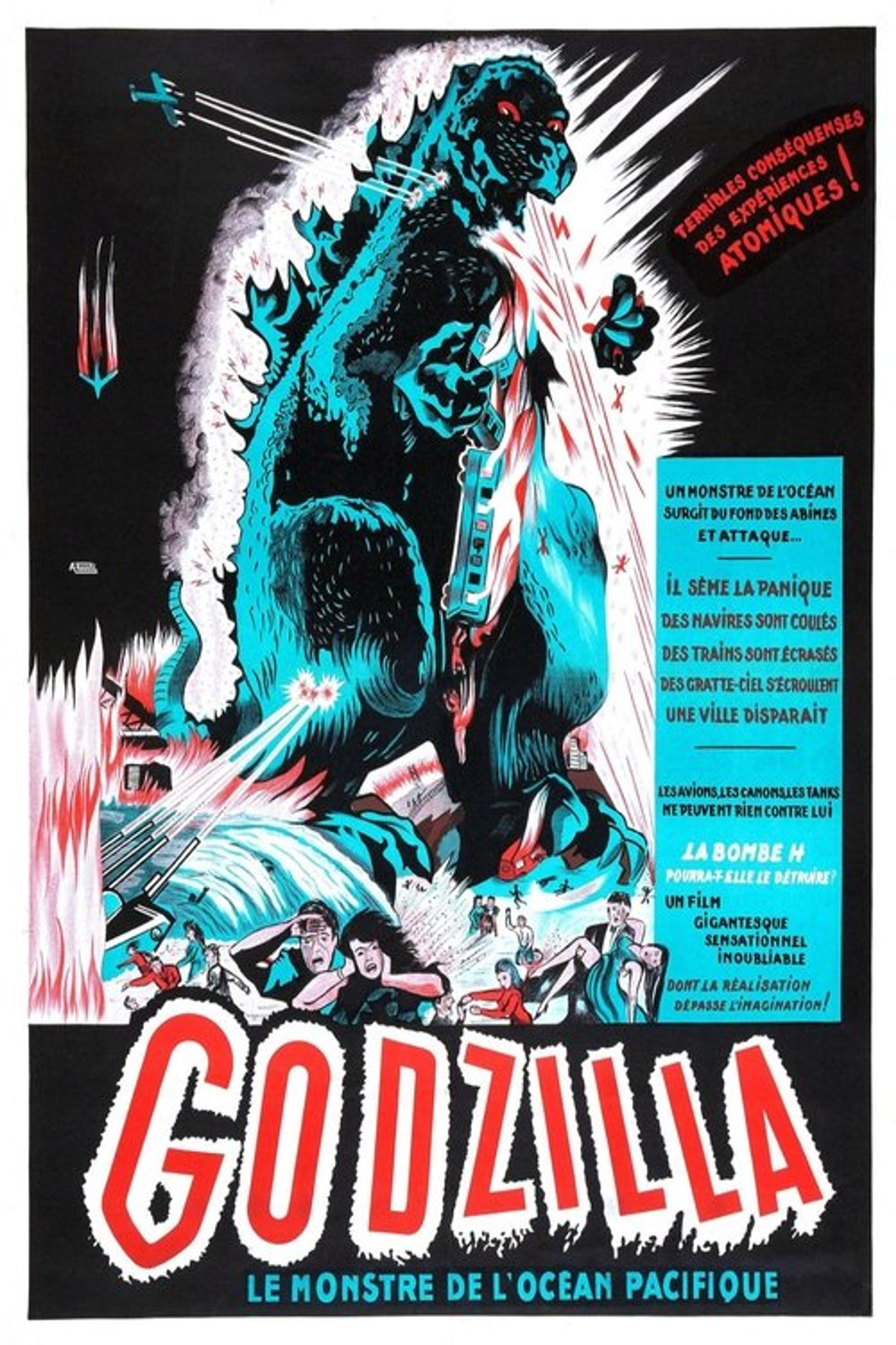 Poster image of Godzilla, the Monster of the Pacific Ocean