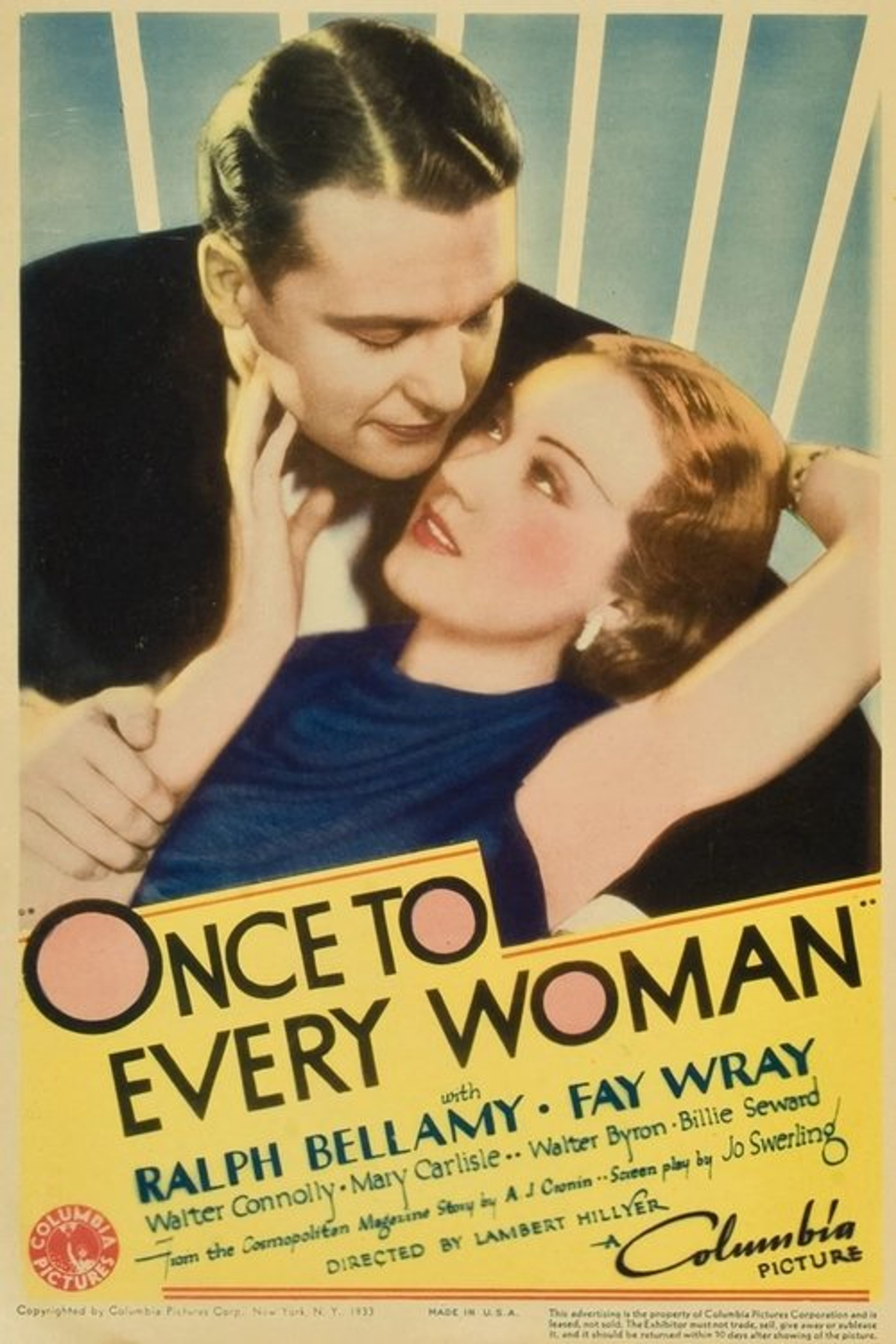 Poster image of Once to Every Woman