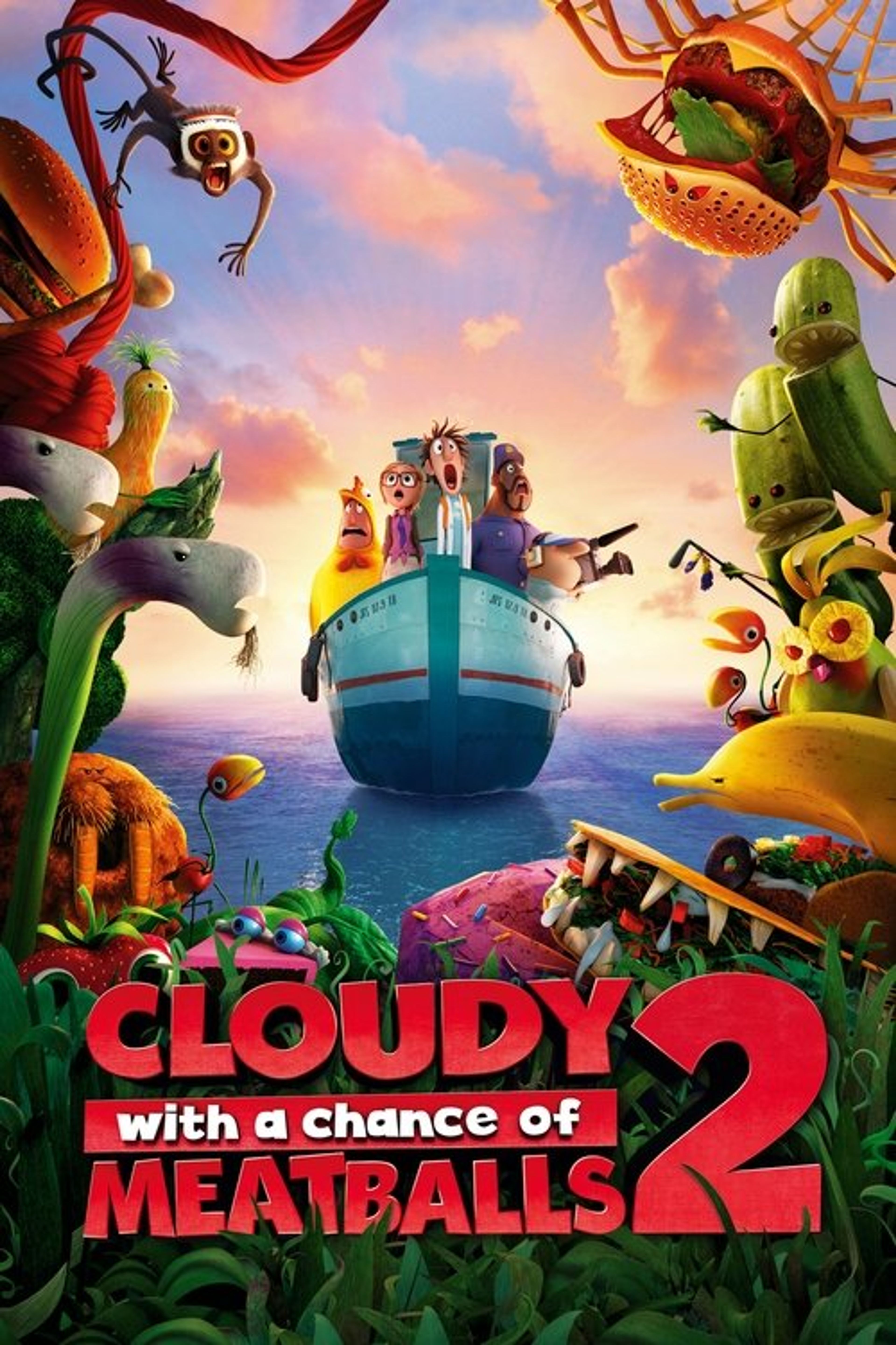 Poster image of Cloudy with a Chance of Meatballs 2