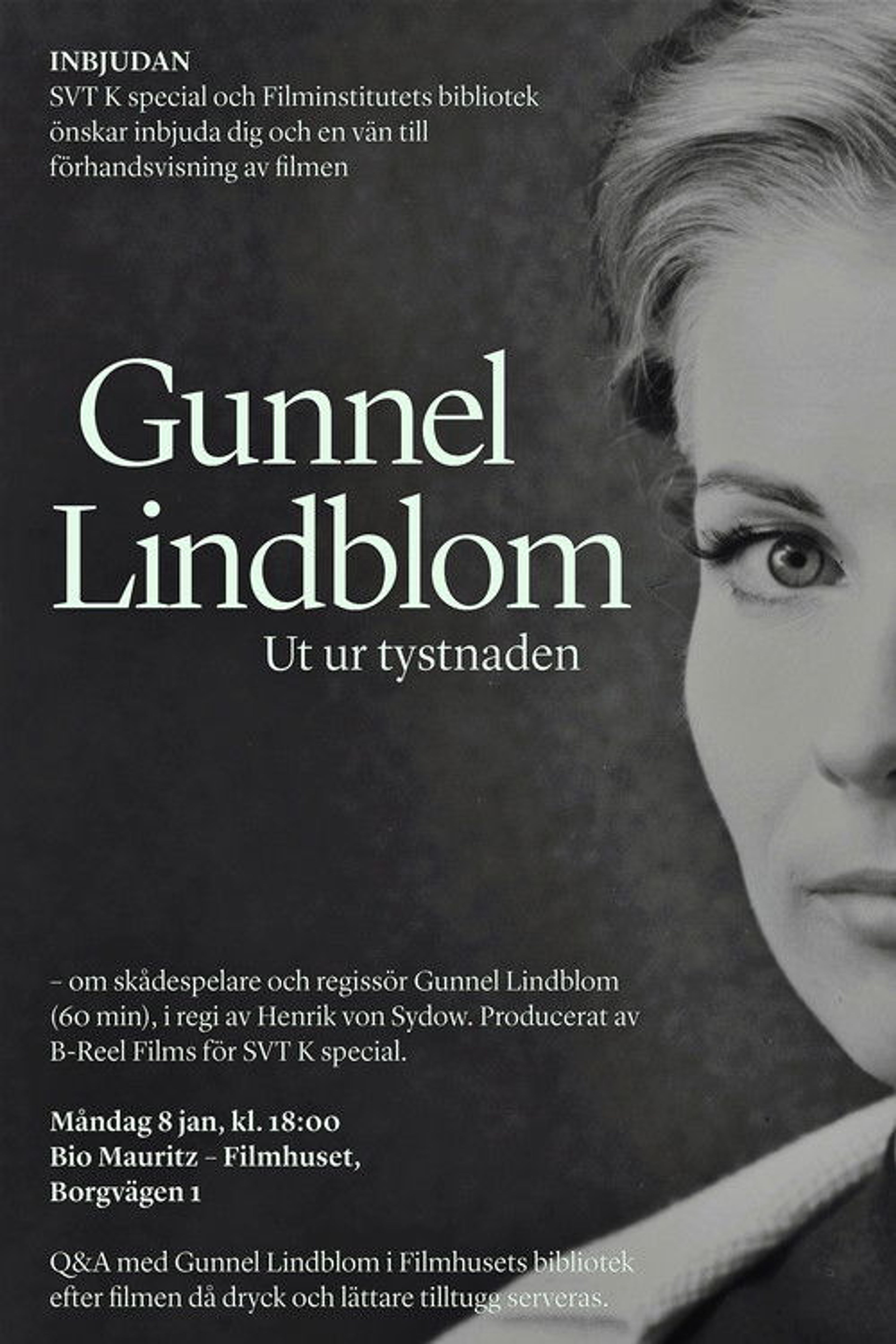 Poster image of Gunnel Lindblom: Ut ur tystnaden