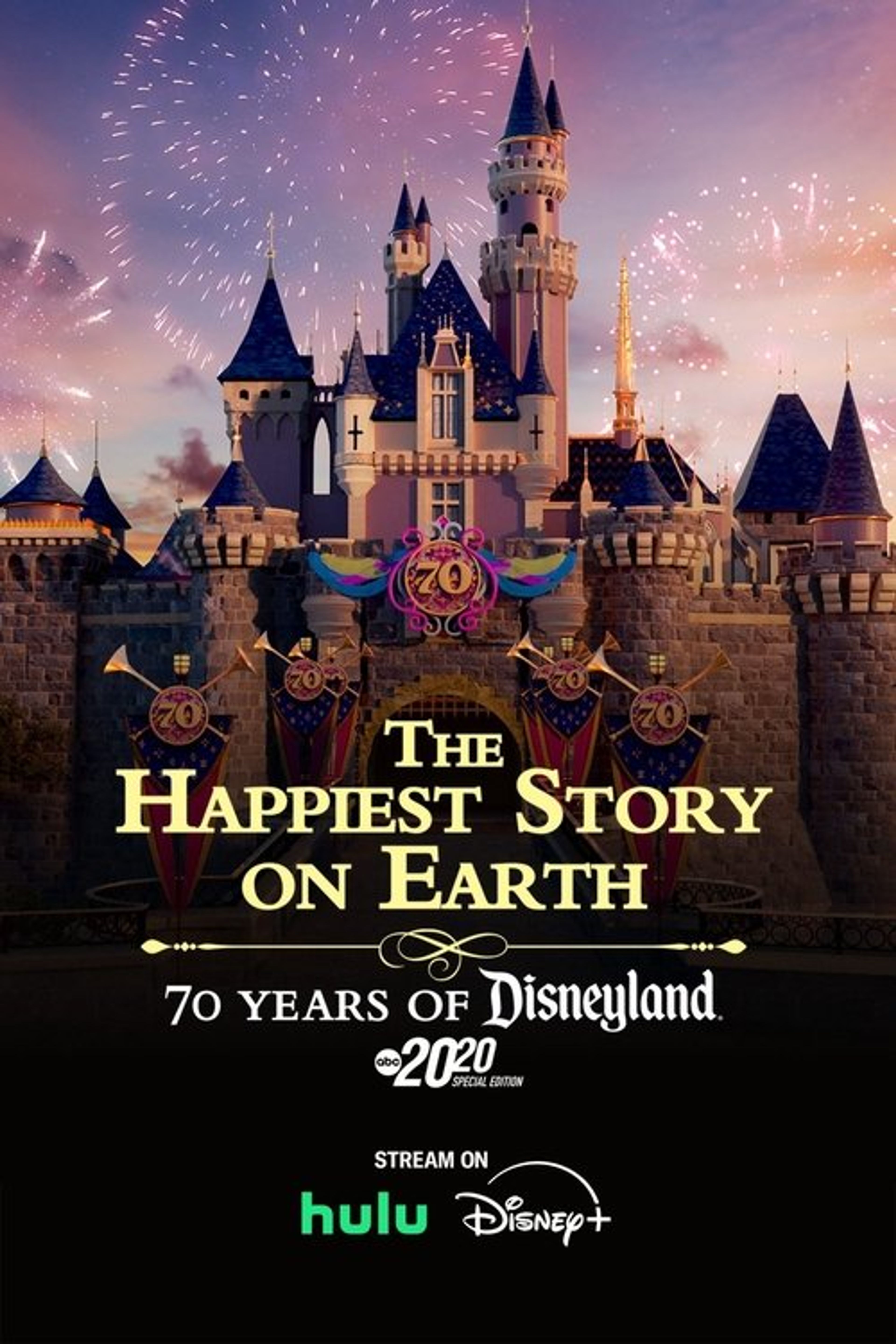 Poster image of The Happiest Story on Earth: 70 Years of Disneyland - 20/20 Special Edition