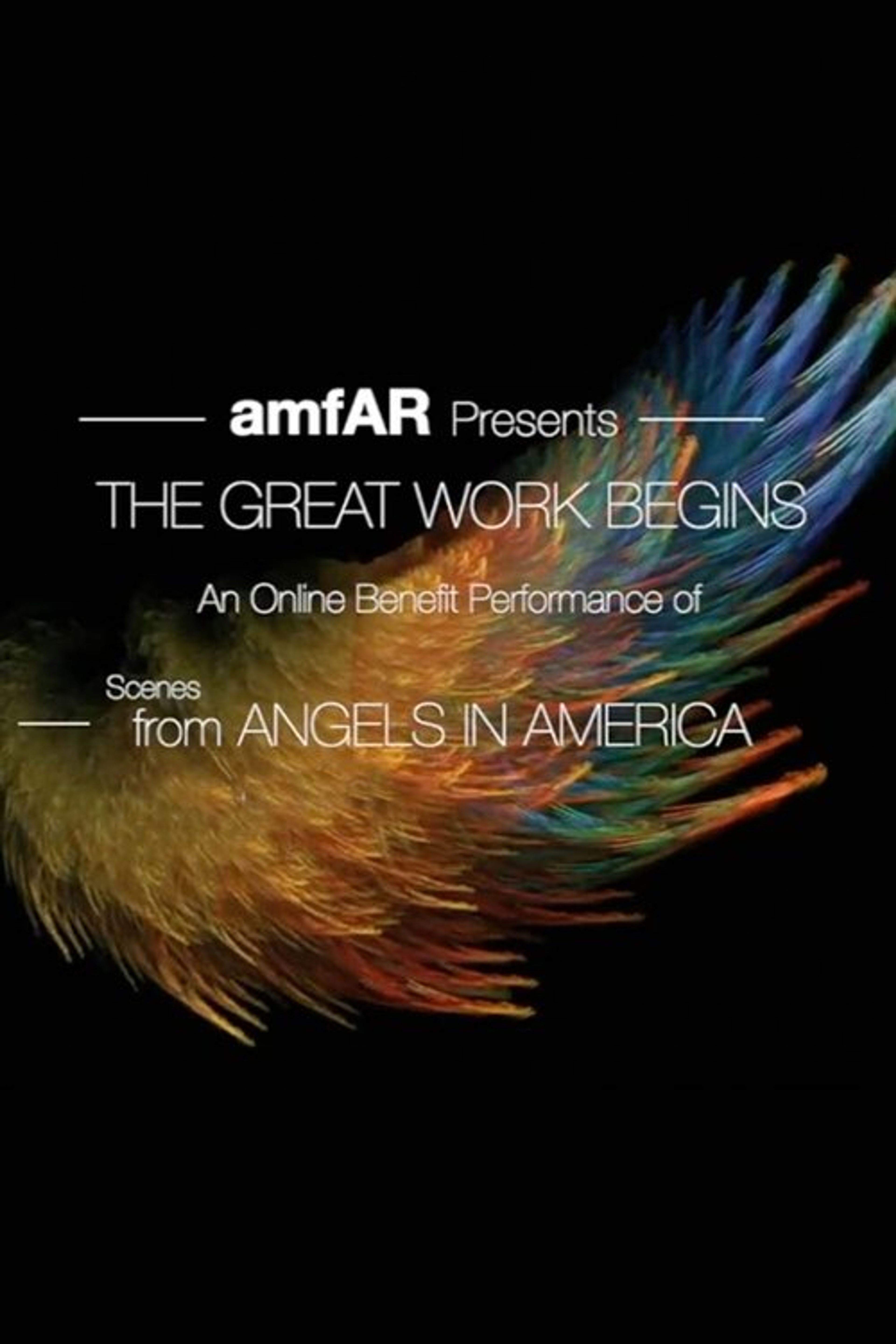 Poster image of The Great Work Begins: Scenes from Angels in America